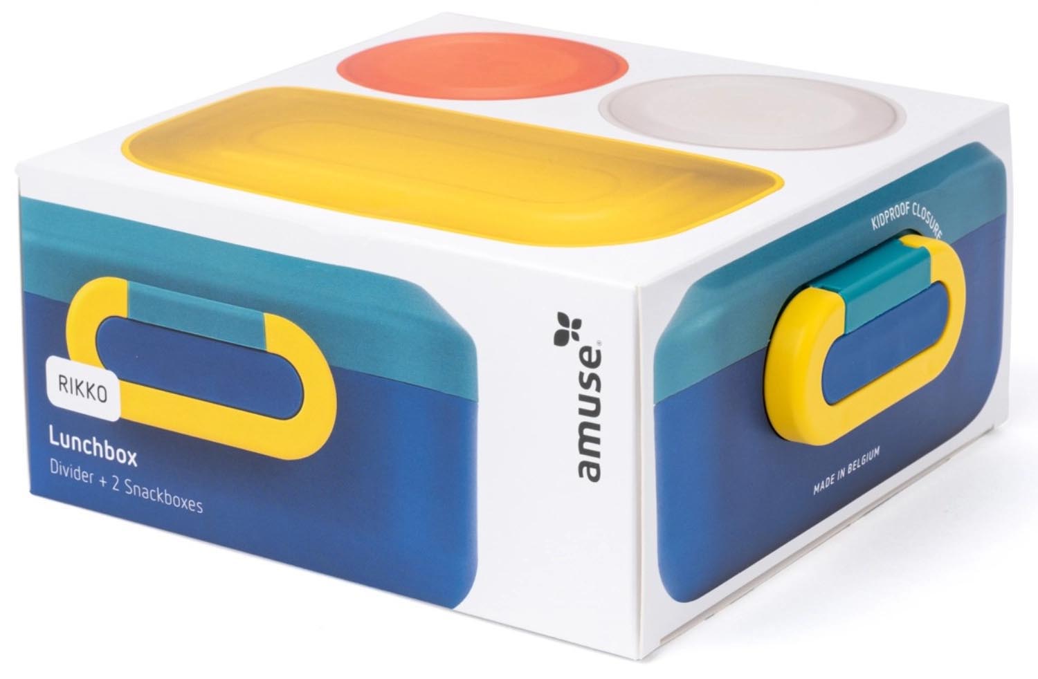 Die Rikko Lunchbox PP Midnight Lagoon von Amuse ist praktisch, umweltfreundlich und perfekt für unterwegs.