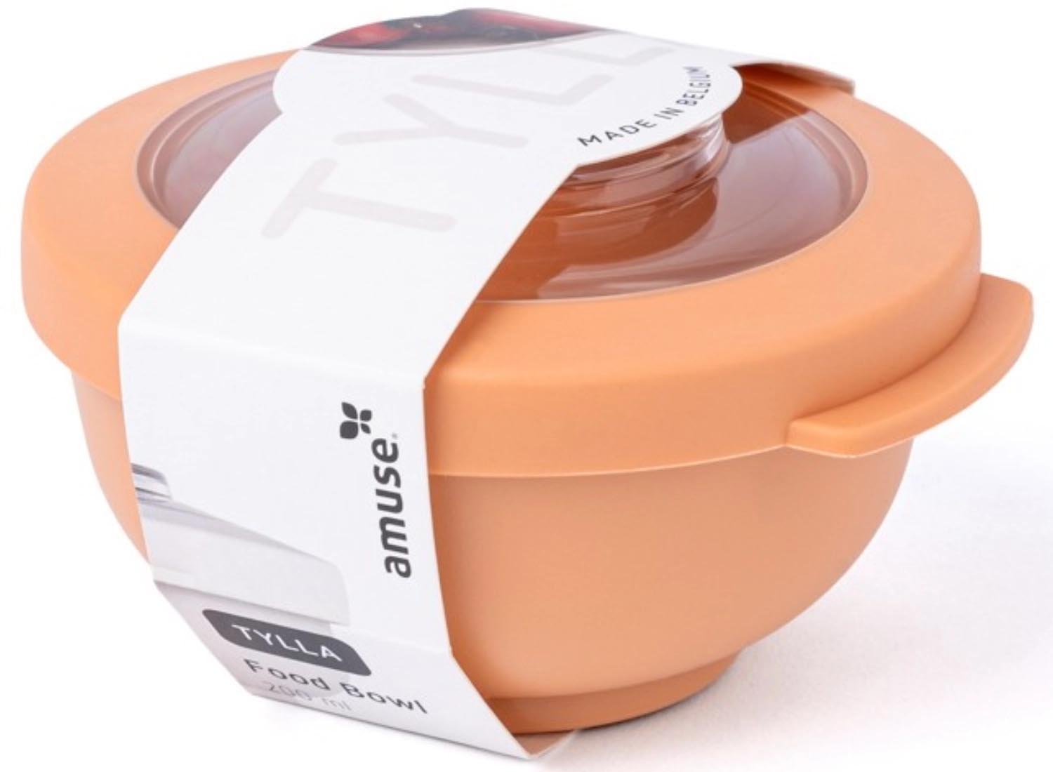 Die Tylla Bowl 200ml von Amuse in Peach ist eine stilvolle, praktische Schale aus PP, ideal für vielseitige Anwendungen.