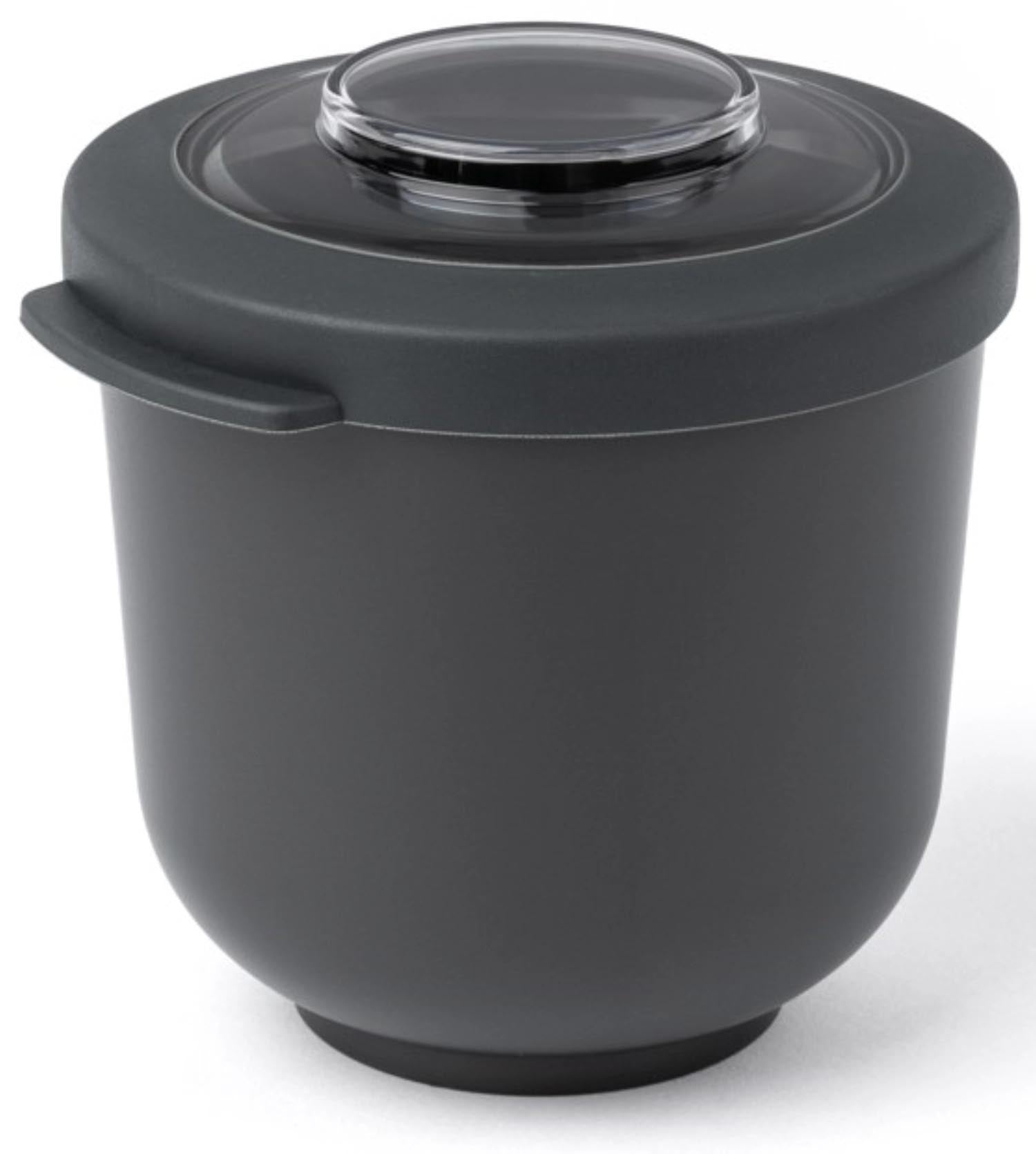 Tylla Bowl 500ml PP charcoal in Schwarz präsentiert im Onlineshop von KAQTU Design AG. Aufbewahrungsbehälter ist von Amuse