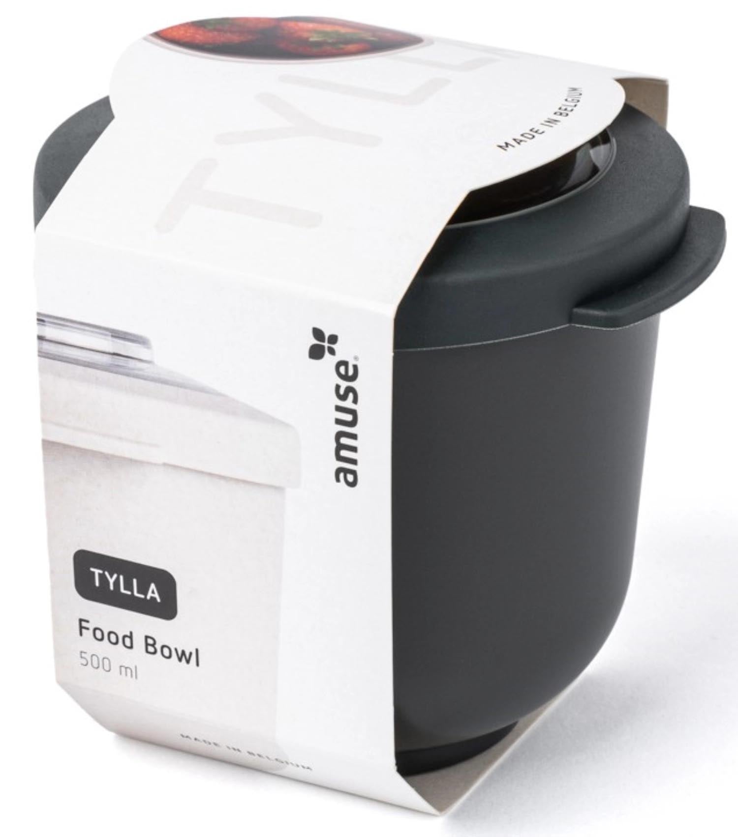 Die Tylla Bowl 500ml in Charcoal von Amuse ist eine stilvolle, langlebige Schale aus PP, ideal für vielseitige Anwendungen.