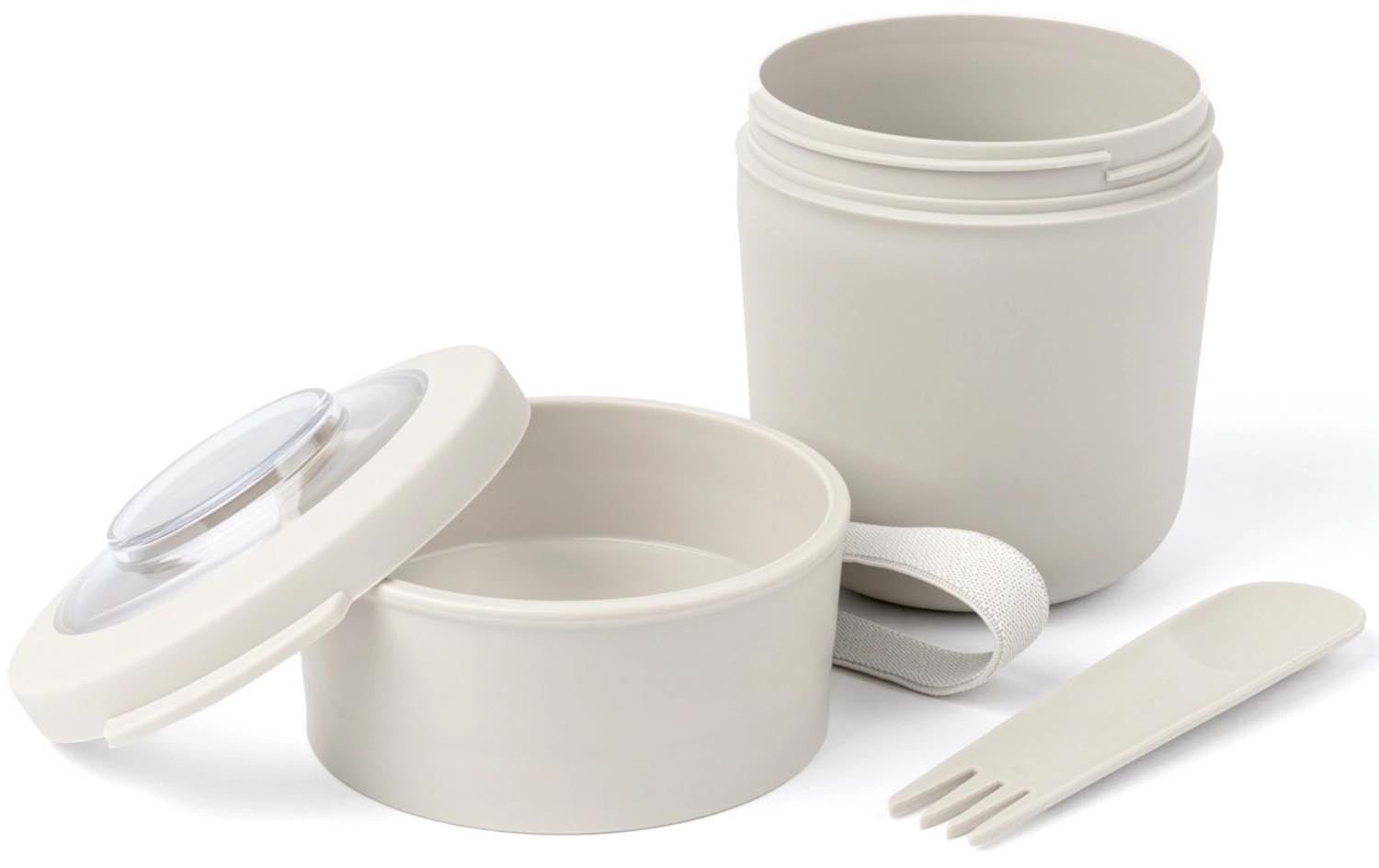 Die Tylla Bowl Duo von Amuse bietet 450ml und 150ml Fassungsvermögen, ideal für Mahlzeiten unterwegs, aus robustem PP-Material.