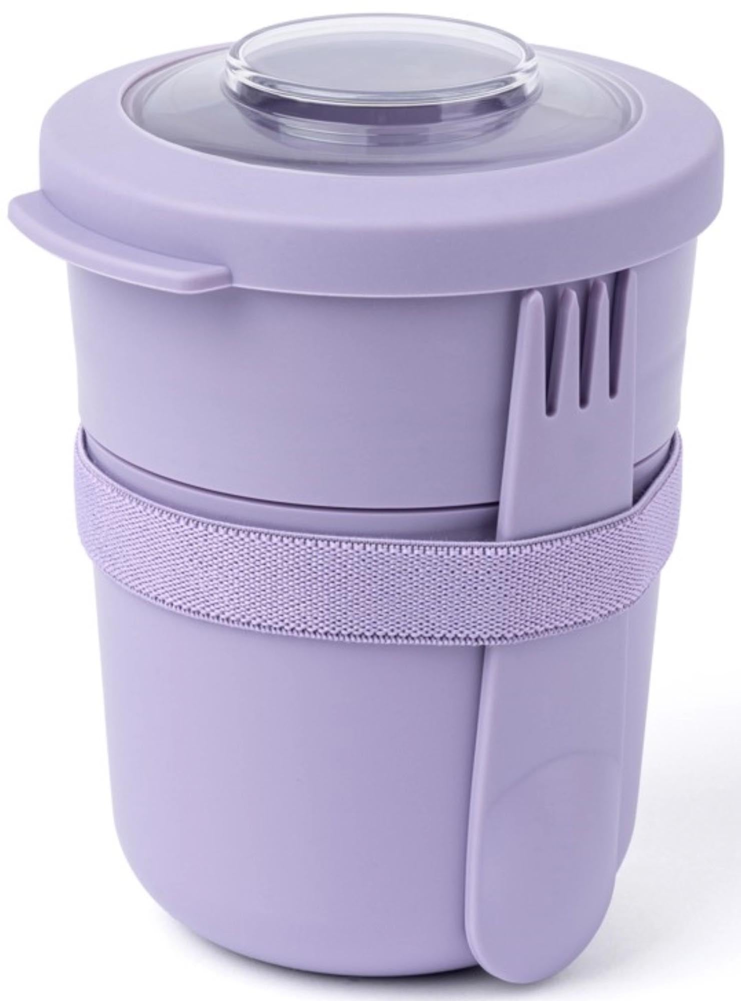 Tylla Bowl Duo 450ml+150ml PP lavender in Violett präsentiert im Onlineshop von KAQTU Design AG. Aufbewahrungsbehälter ist von Amuse