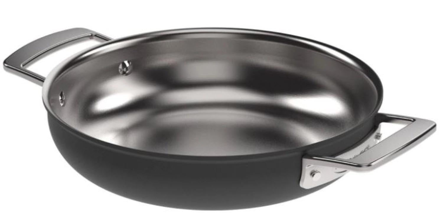 Black 5 Bratpfanne 24cm in Schwarz präsentiert im Onlineshop von KAQTU Design AG. Bratpfanne ist von Demeyere