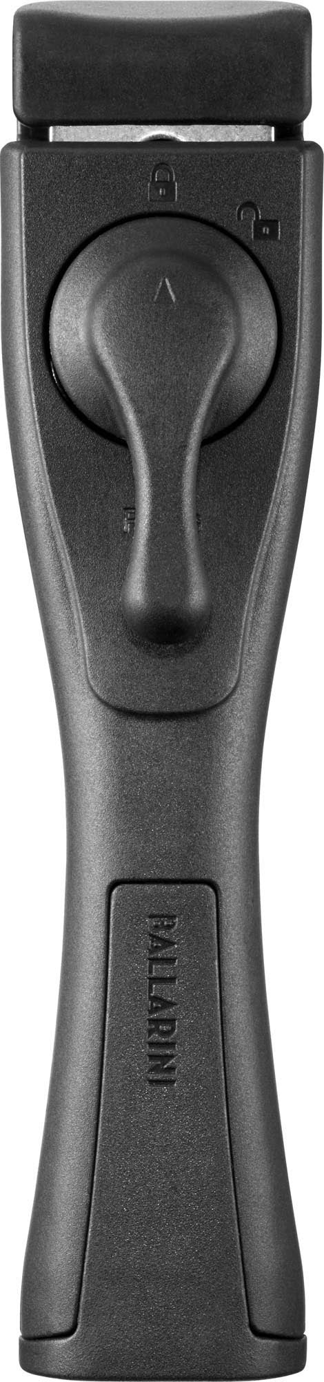 Der Ballarini Torre Griff ist abnehmbar, hitzebeständig und ideal für vielseitiges Kochen und platzsparende Aufbewahrung.