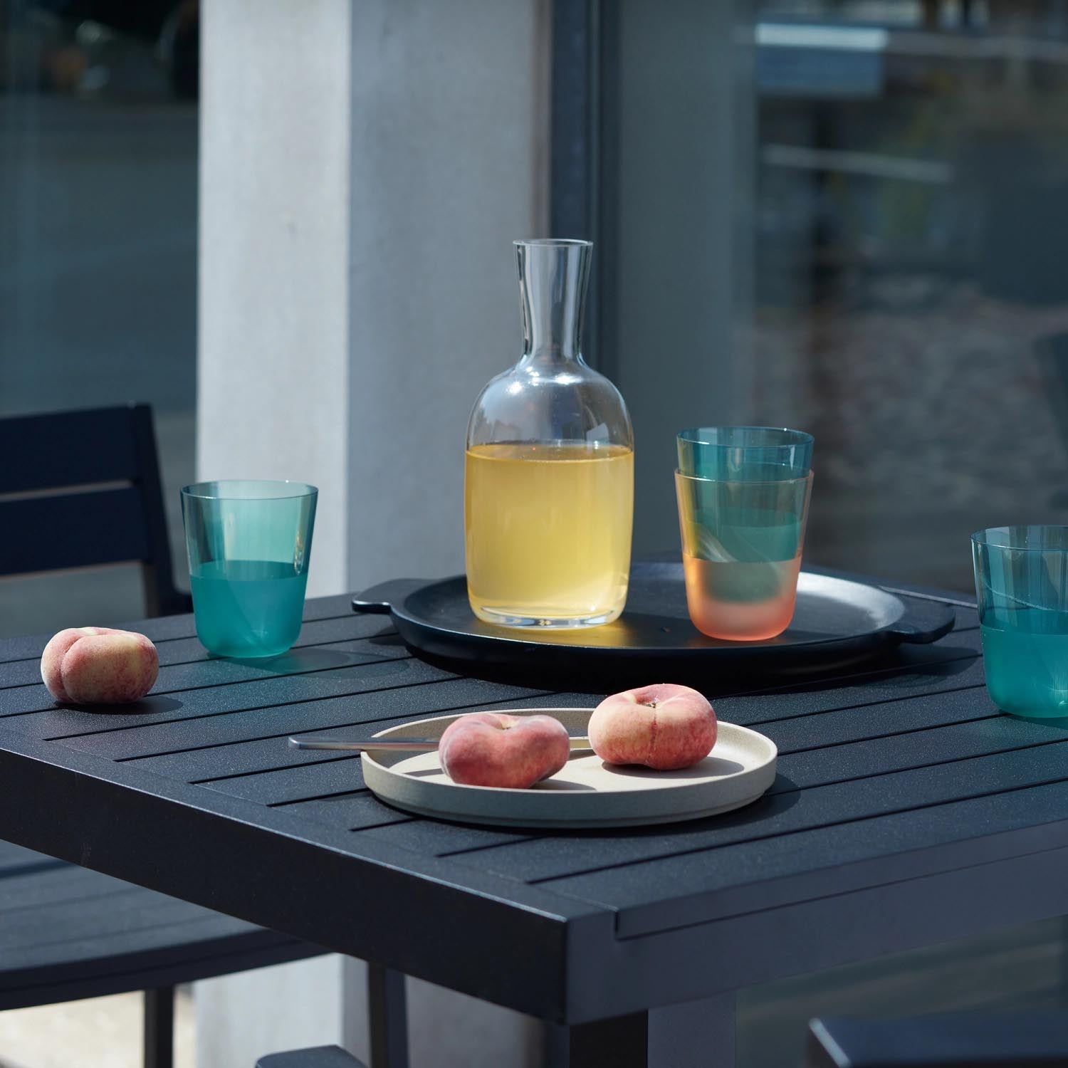 Elegantes 2er Set Trinkbecher von LSA, 380ml, in Ocean-Farbton. Ideal für stilvollen Genuss und Präsentation von Getränken.