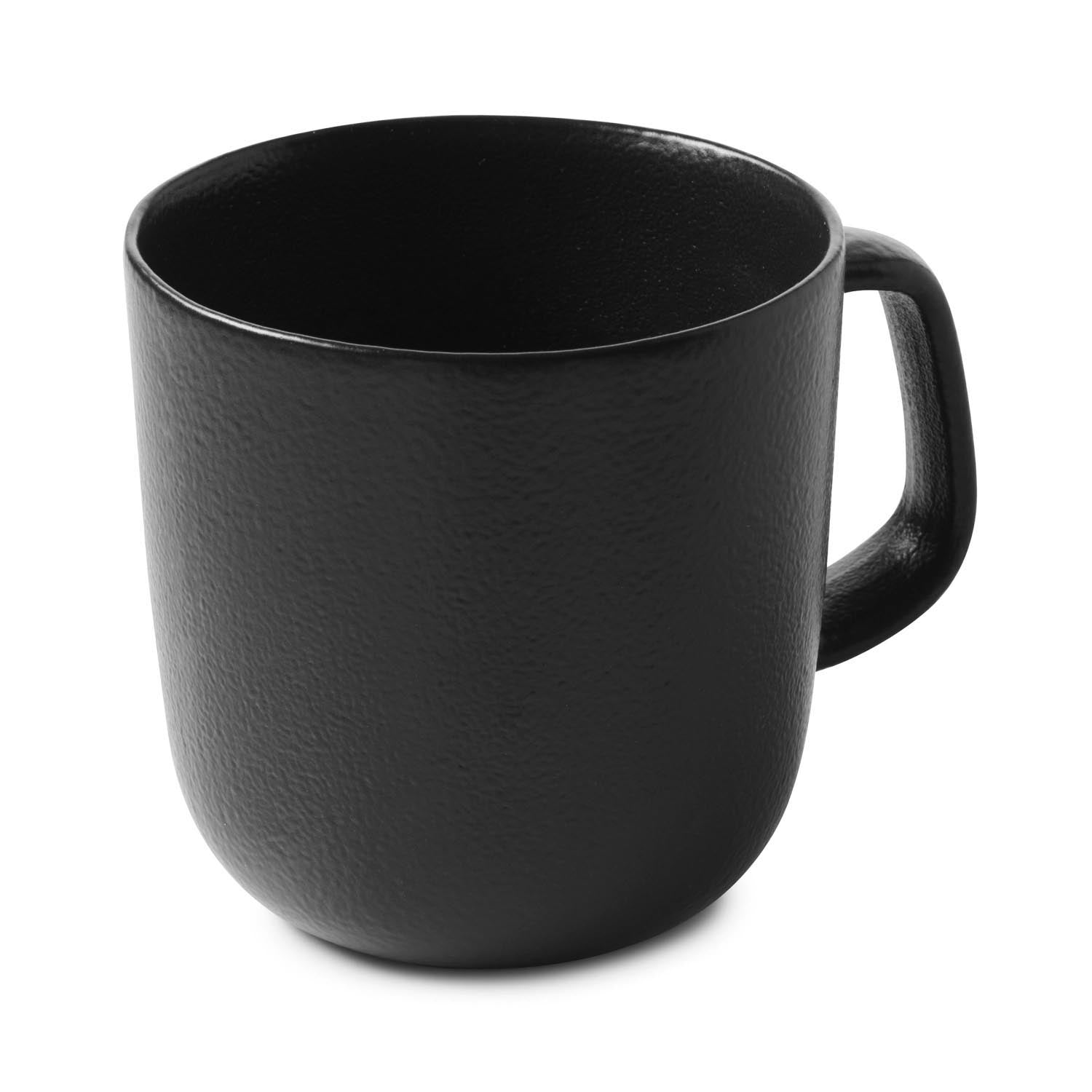 Equinoxe Kaffeebecher D9cm H9.5cm 33cl gusseisen-optik in Schwarz präsentiert im Onlineshop von KAQTU Design AG. Espressotassen ist von Revol