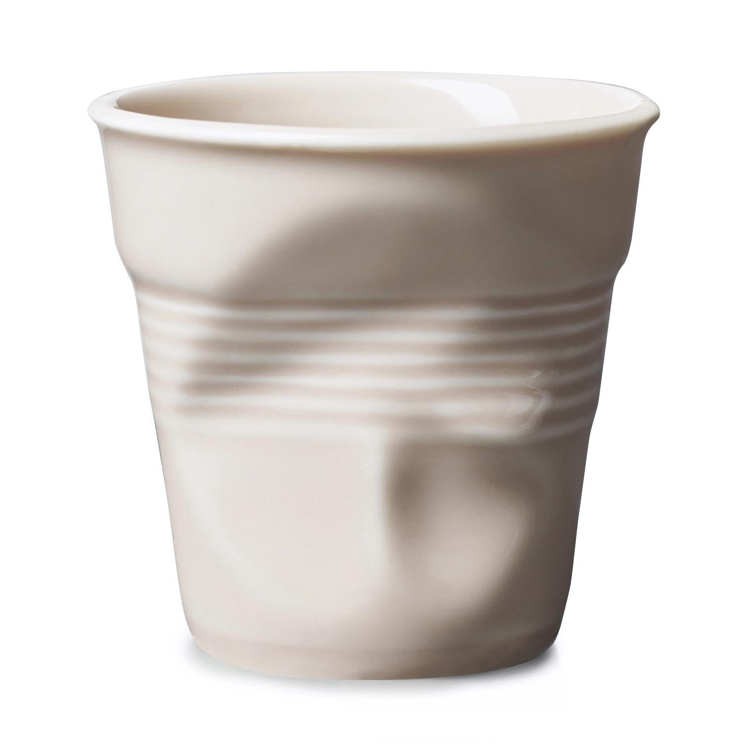 Froisse Knitterbecher Espresso 8cl aurora rose in Beige präsentiert im Onlineshop von KAQTU Design AG. Espressotassen ist von Revol