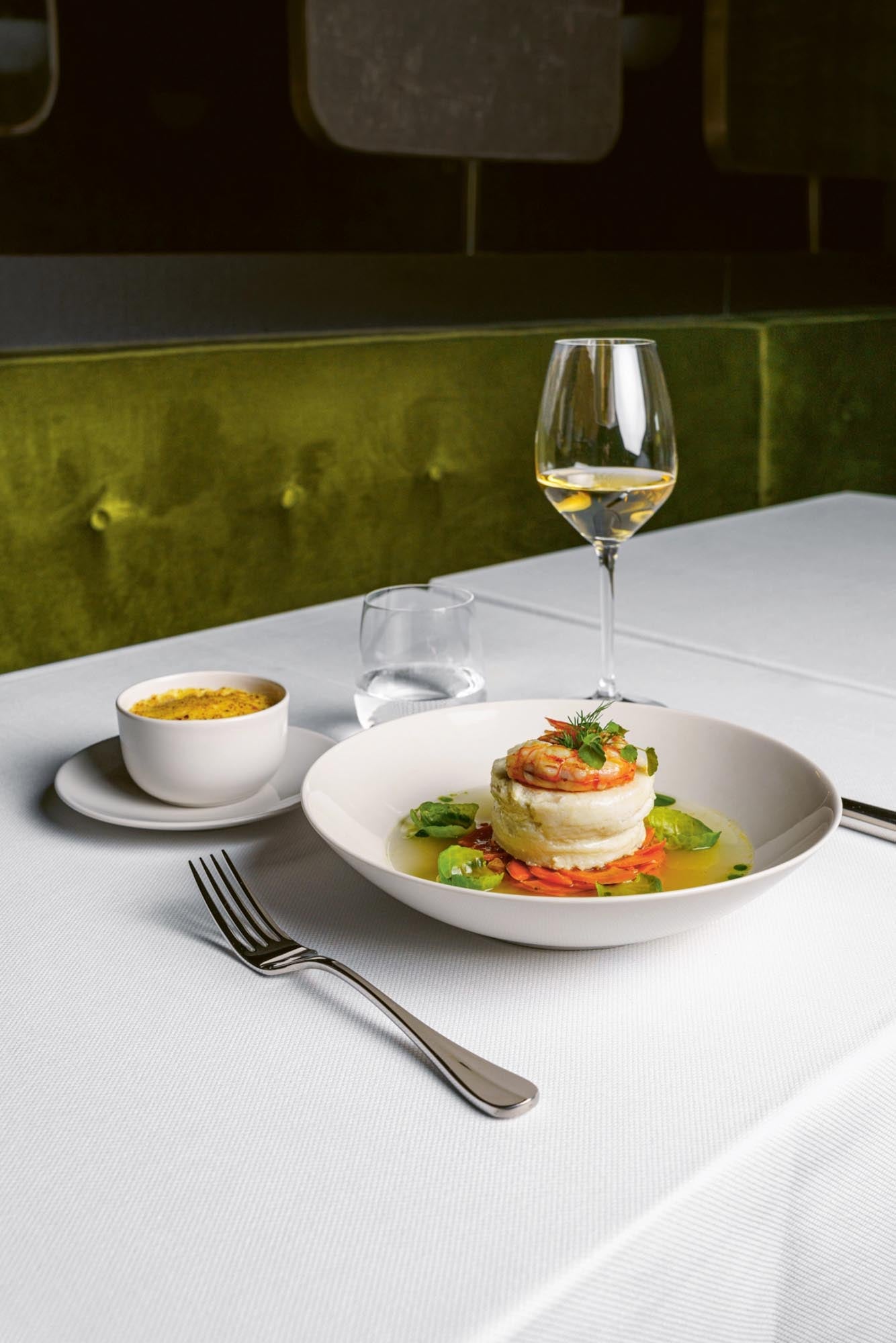 Elegante Schale aus Alabaster-Porzellan, 9 cm Durchmesser, 5,2 cm Höhe, 15 cl Volumen, perfekt für stilvolle Präsentationen.