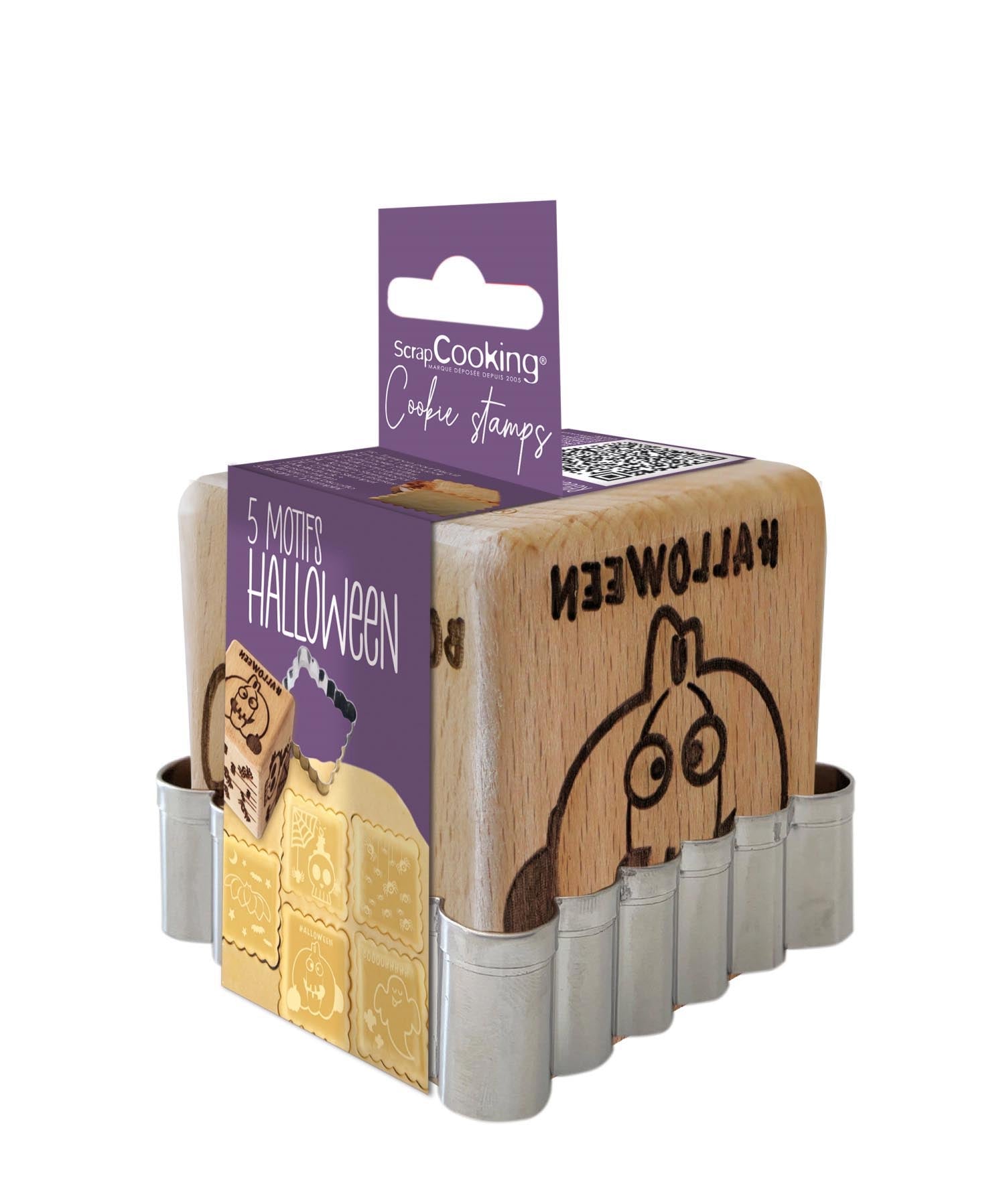 Ausstecher mit Würfelstempel Halloween in Mehrfarbig präsentiert im Onlineshop von KAQTU Design AG. Ausstecher ist von Scrap Cooking