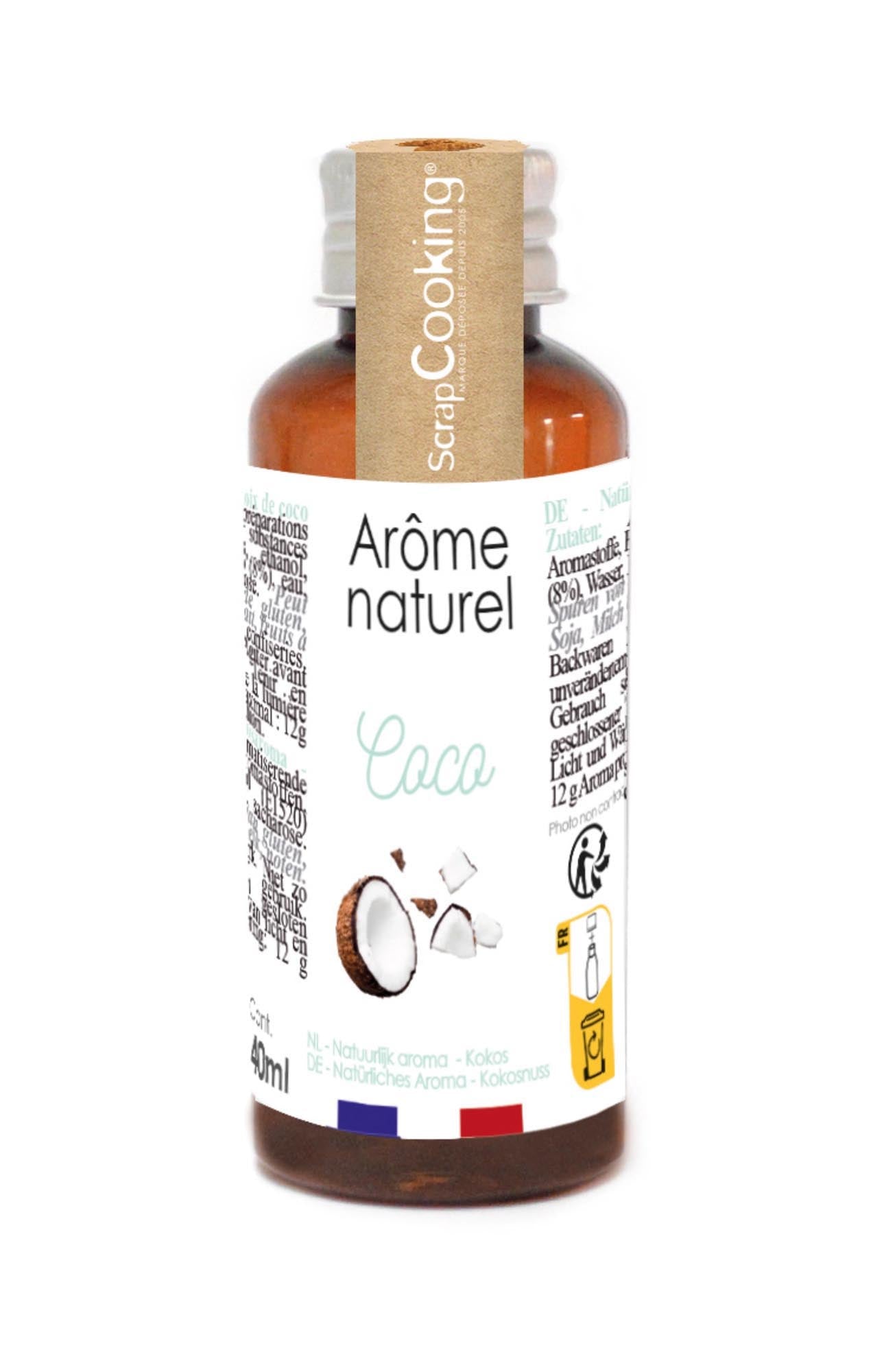 Natürliches Aroma Kokosnuss 40ml in Braun präsentiert im Onlineshop von KAQTU Design AG. Lebensmittel ist von Scrap Cooking