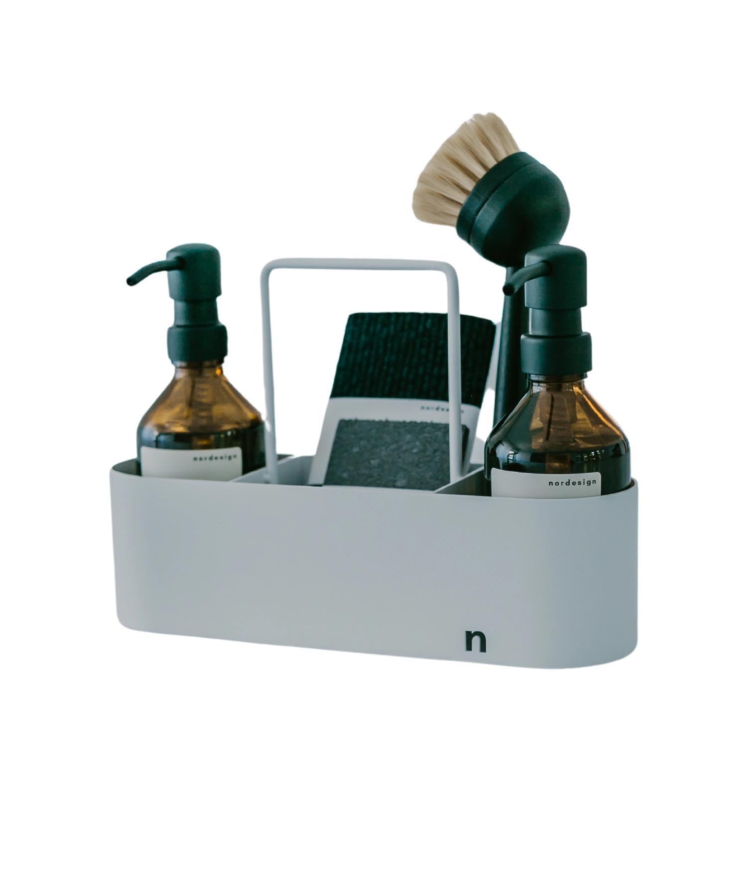 Eleganter Spülbecken Organizer Pure White von Nordesign – für eine aufgeräumte Küche mit durchdachten Funktionen und zeitlosem Design.