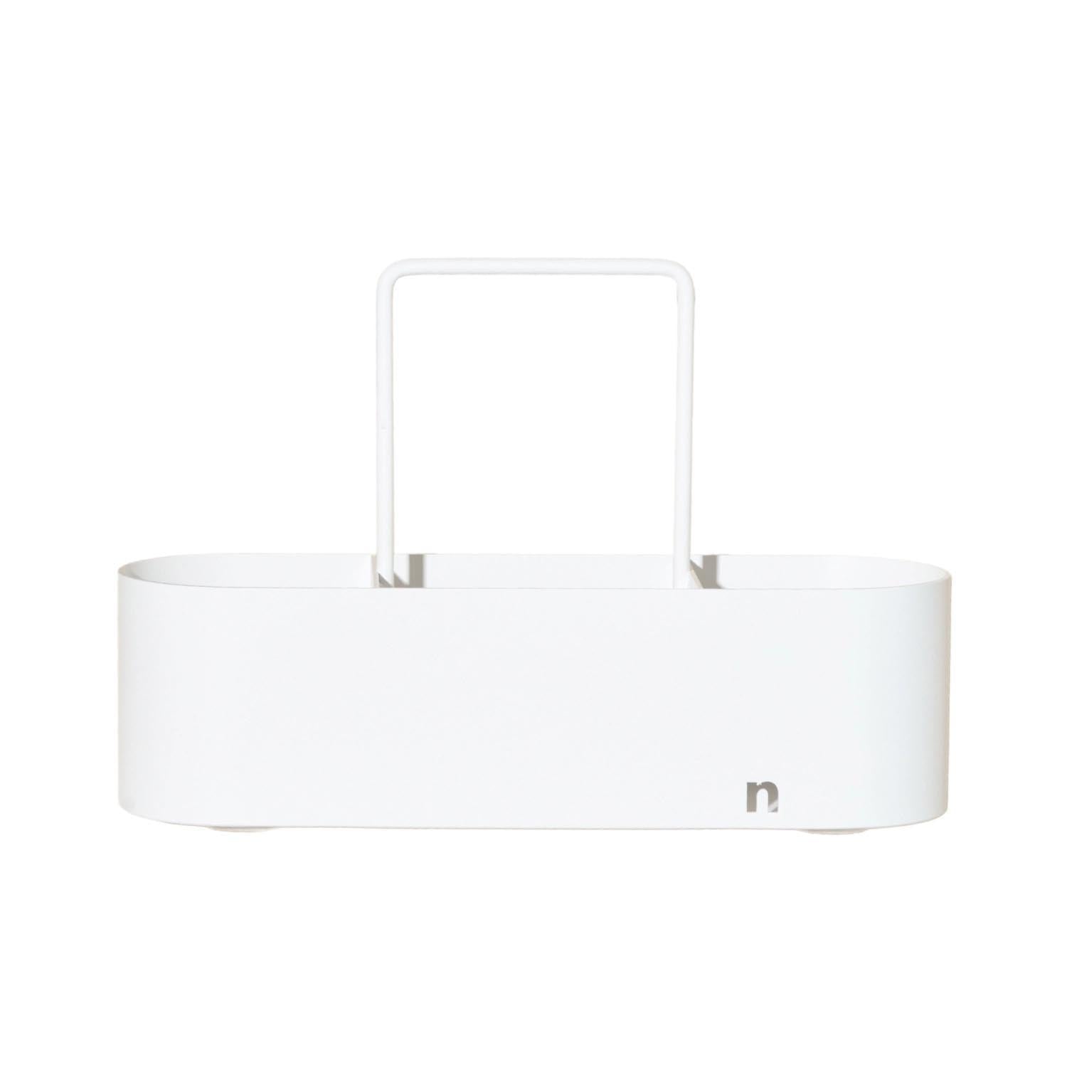 Praktischer Spülbecken Organizer in Pure White von Nordesign – für eine stilvolle und ordentliche Küche. Funktionalität trifft elegantes Design!