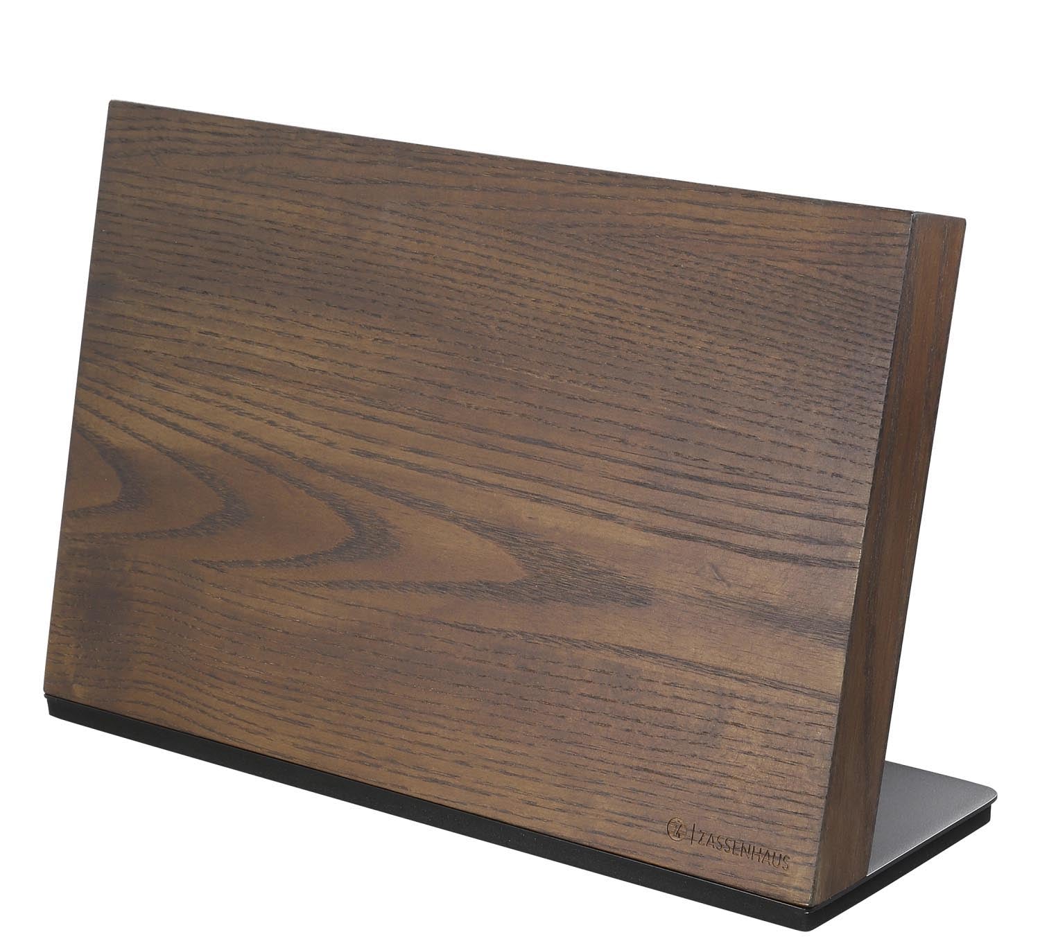 Studio Magnet-Messerblock Esche in Braun präsentiert im Onlineshop von KAQTU Design AG. Küchenhelfer ist von Amefa