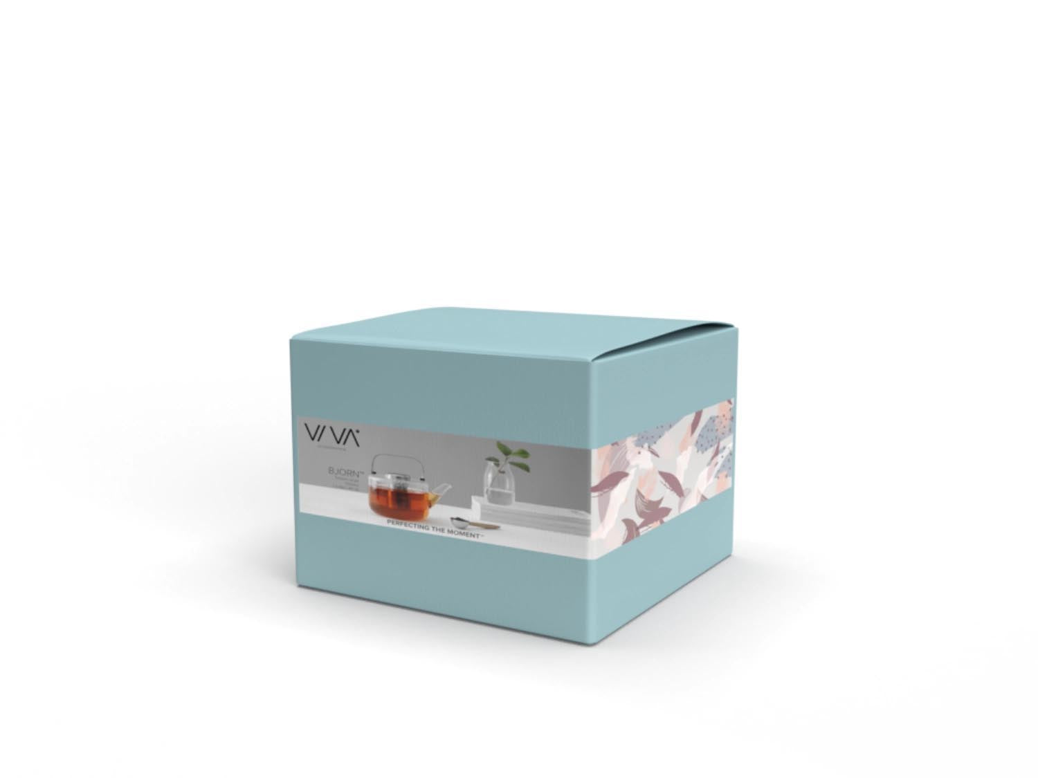 Stilvoller Bjorn Teekrug (1.2l) aus robustem Borosilikatglas von Viva – ideal für Teeliebhaber, hitzebeständig und vielseitig einsetzbar.