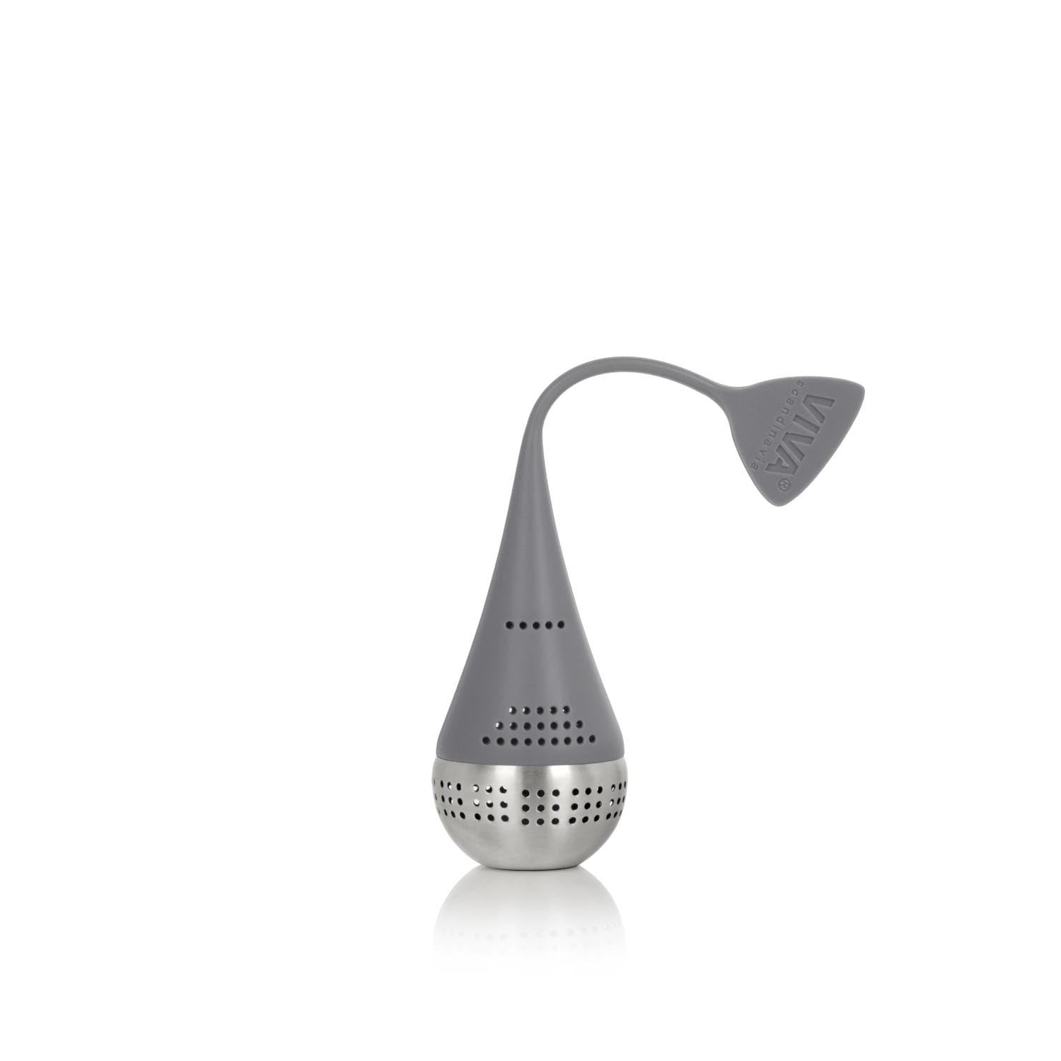 Infusion Teesieb Tee-Ei D4cm H16cm grau in Grau präsentiert im Onlineshop von KAQTU Design AG. Küchenhelfer ist von Viva