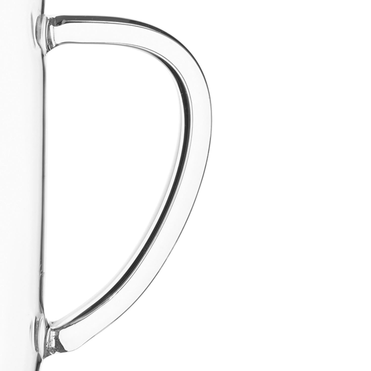 Hochwertige Teetasse aus Glas, 500ml, mit integriertem Sieb, ideal für losen Tee. Perfekt für stilvollen und entspannten Teegenuss.