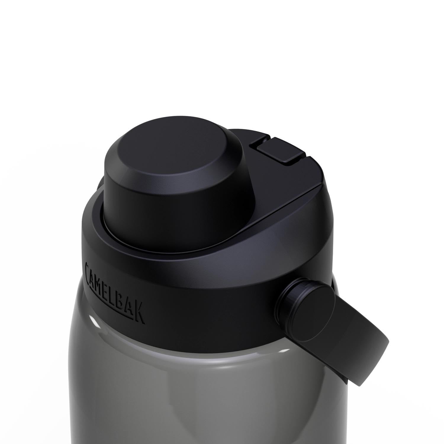 Die CamelBak Thrive Chug 1.0L in Charcoal ist eine langlebige, auslaufsichere Trinkflasche, ideal für Sport, Reisen und den täglichen Gebrauch.