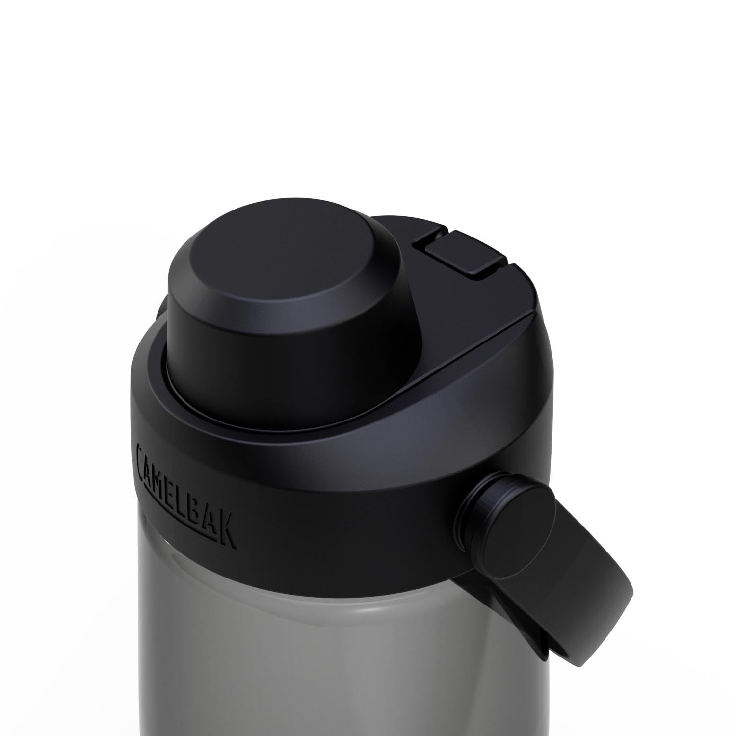 Die CamelBak Thrive Flip Straw 0.75L in Charcoal ist eine moderne Trinkflasche mit praktischem Klapp-Strohhalm und elegantem Design.