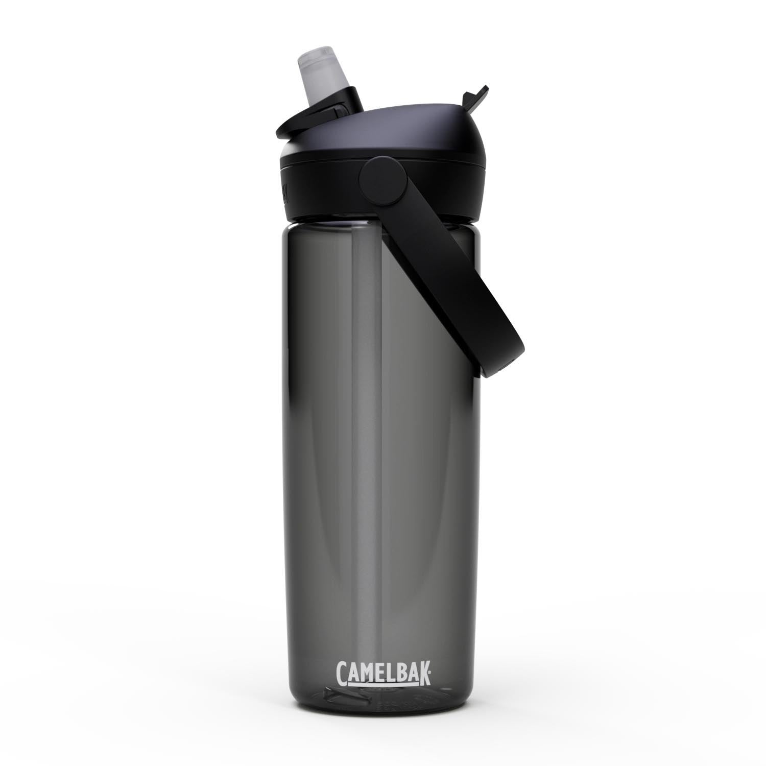 Thrive Flip Straw 0.6l charcoal in Grau präsentiert im Onlineshop von KAQTU Design AG. Trinkflasche ist von Camelbak