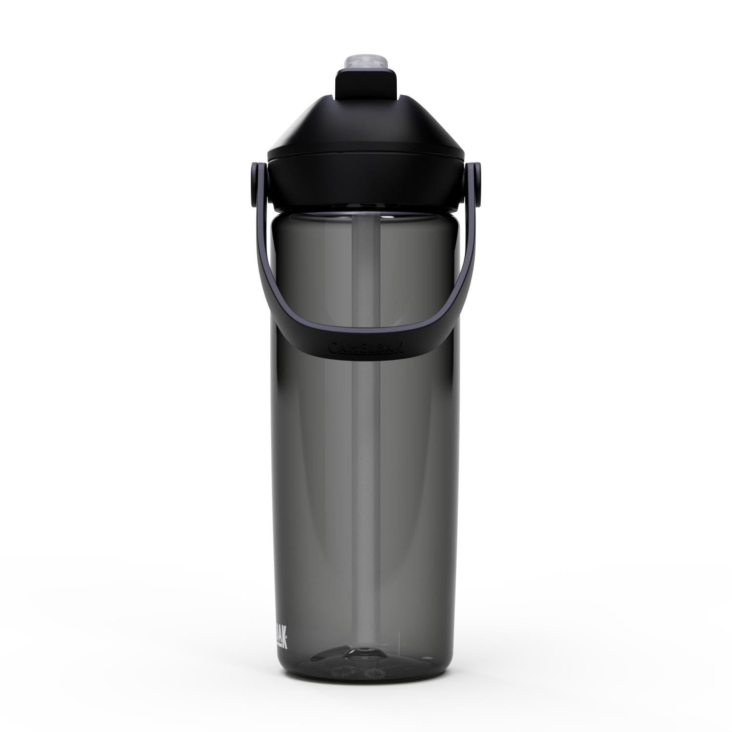 Die Camelbak Thrive Flip Straw 0.6l in Charcoal ist eine stilvolle, praktische Trinkflasche mit Flip-Strohhalm und auslaufsicherem Design.