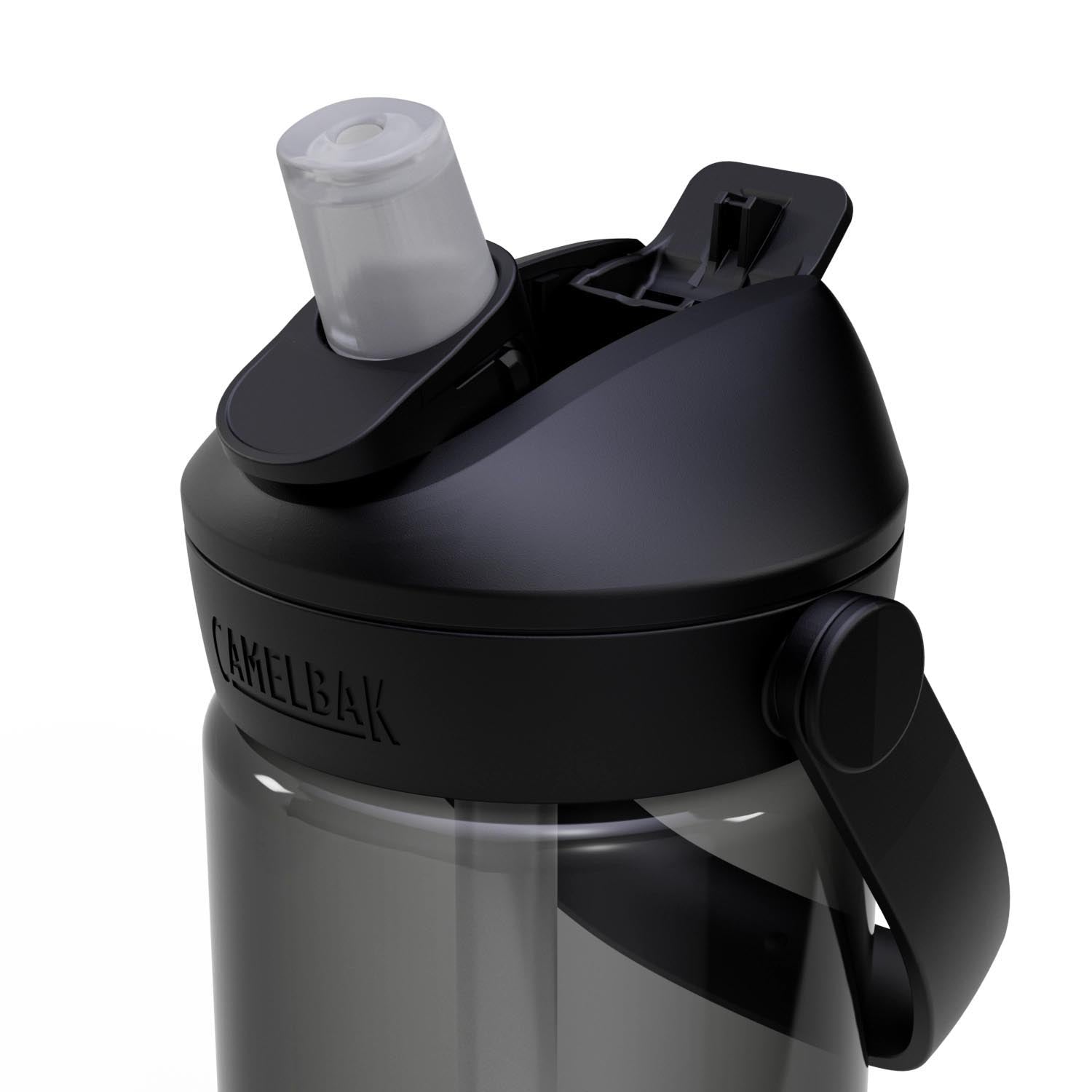 Die Camelbak Thrive Flip Straw 0.6l Charcoal ist eine moderne, auslaufsichere Trinkflasche mit praktischem Flip-Strohhalm.