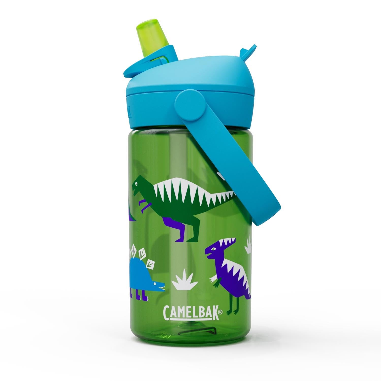 Thrive Flip Straw Kids 0.4l hip dinos in Mehrfarbig präsentiert im Onlineshop von KAQTU Design AG. Trinkflasche ist von Camelbak