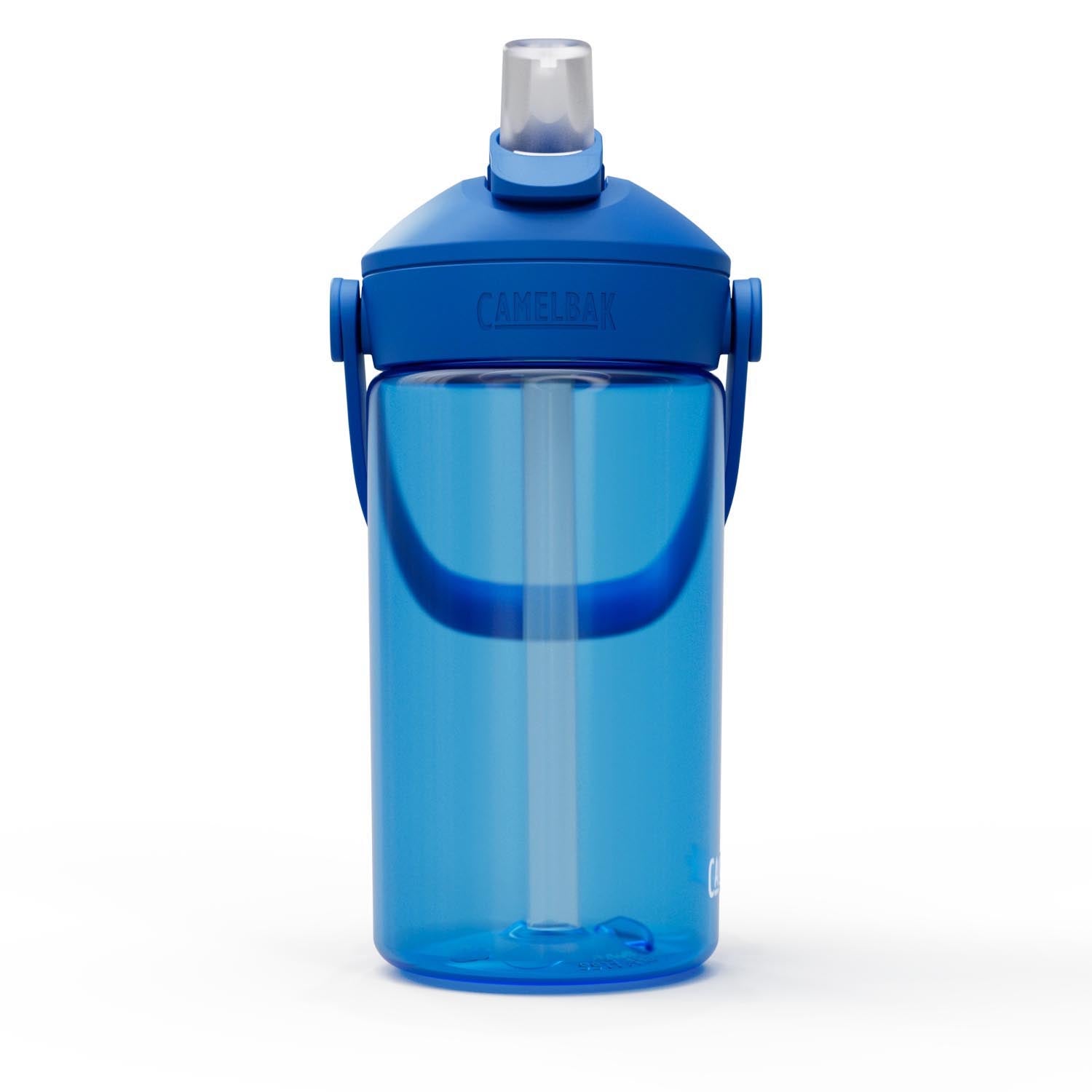 Die Camelbak Thrive Flip Straw Kids 0.4l in True Blue ist eine praktische, auslaufsichere Trinkflasche für Kinder, ideal für unterwegs.