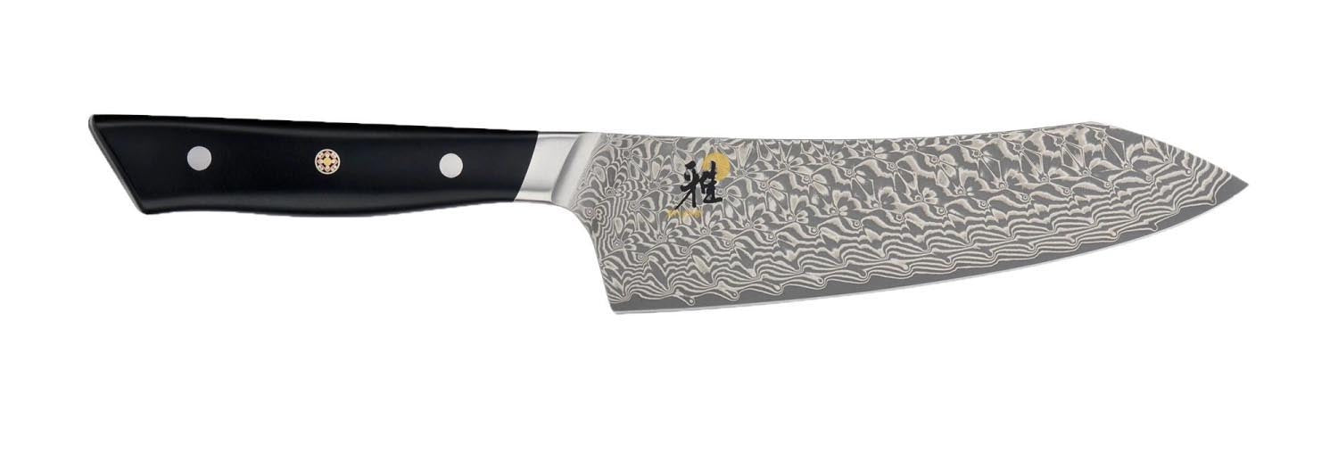 800 DP Rocking Santoku 18cm in Braun präsentiert im Onlineshop von KAQTU Design AG. Küchenmesser ist von Miyabi