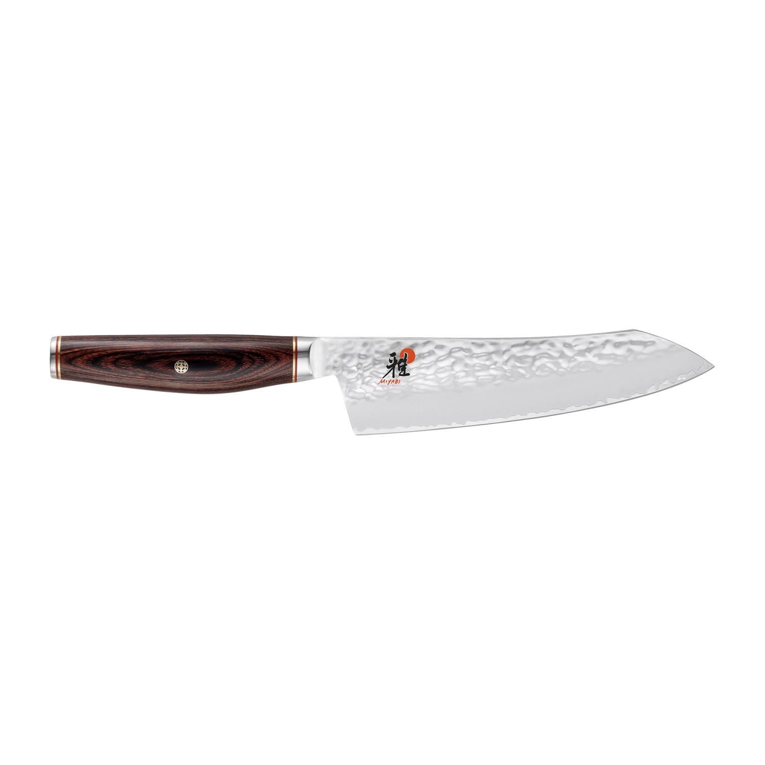 6000 MCT Rocking Santoku 18cm in Braun präsentiert im Onlineshop von KAQTU Design AG. Küchenmesser ist von Miyabi