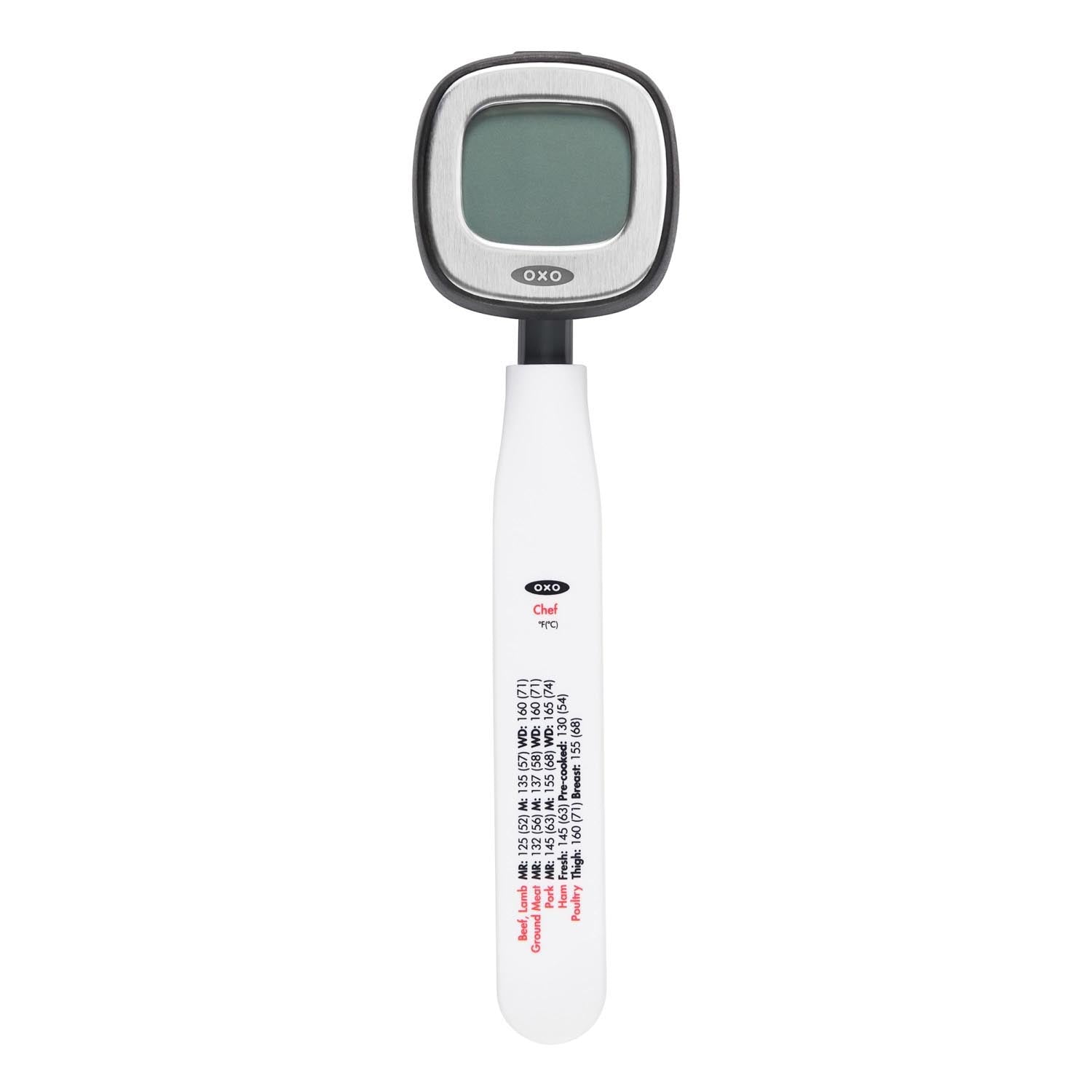 Good Grips Digitalthermometer Grill/Ofen bis 90°C in Weiss präsentiert im Onlineshop von KAQTU Design AG. Thermometer ist von OXO