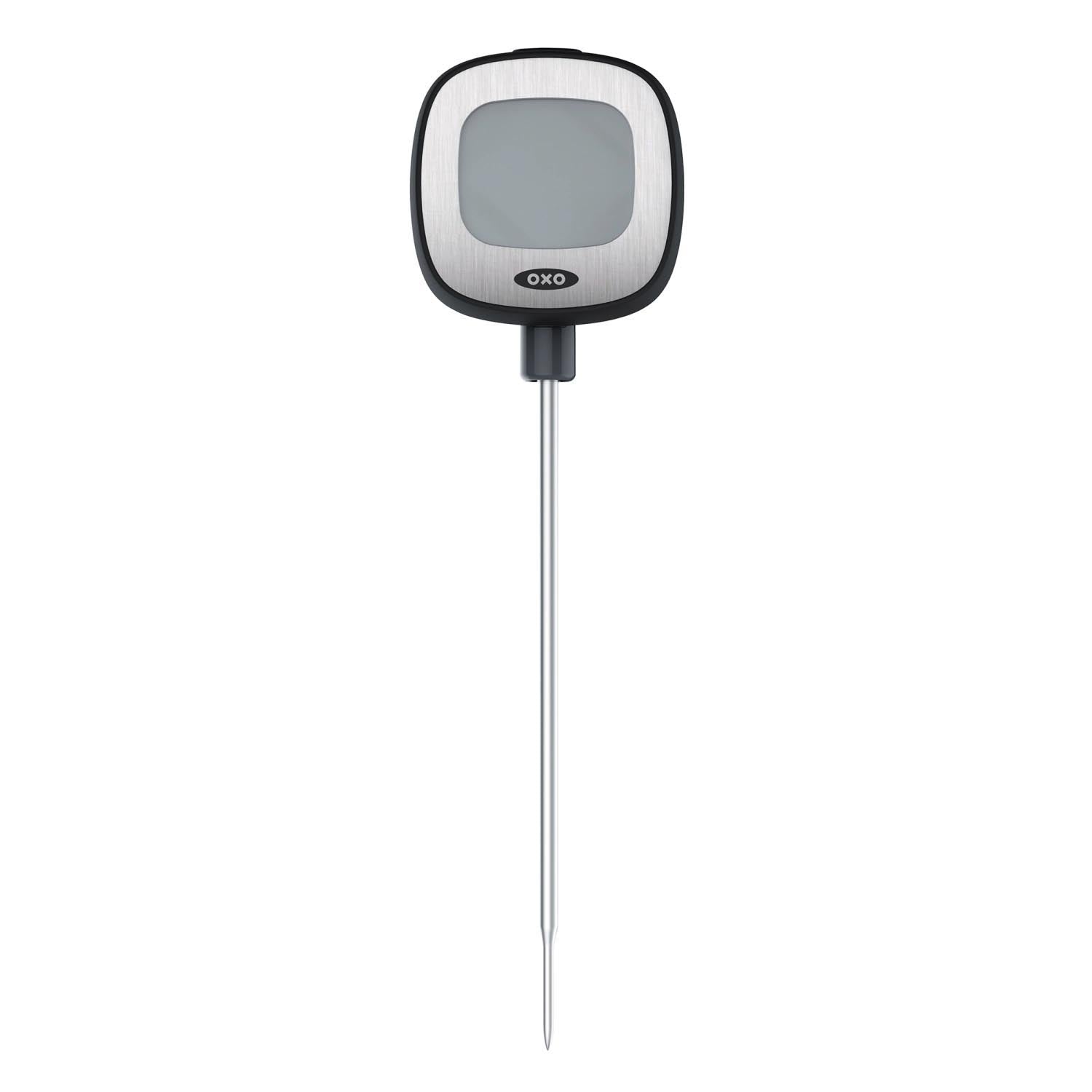 Das OXO Good Grips Digitalthermometer misst präzise Temperaturen bis 90°C, ideal für Grill und Ofen, für perfekte Kochergebnisse.