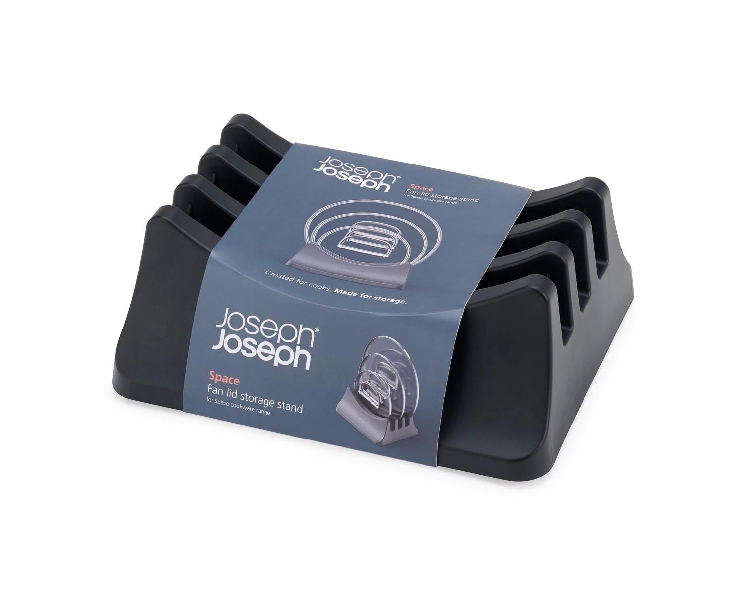 Praktischer Pfannendeckelhalter aus robustem ABS, Masse 20x16.5x7.5 cm, von Joseph Joseph. Ideal für eine ordentliche Küchenorganisation.