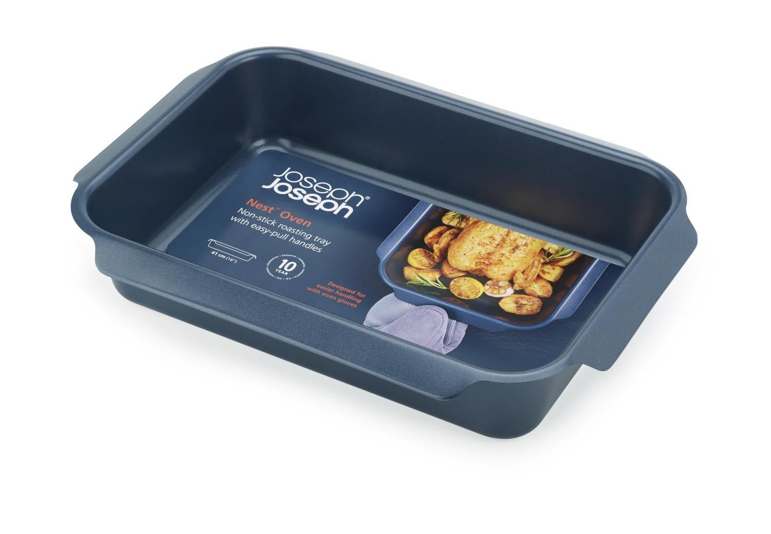 Joseph Joseph Nest Oven Backform, 35x24x8cm, antihaftbeschichtet, langlebig, leicht zu reinigen, ideal für vielseitige Backrezepte.