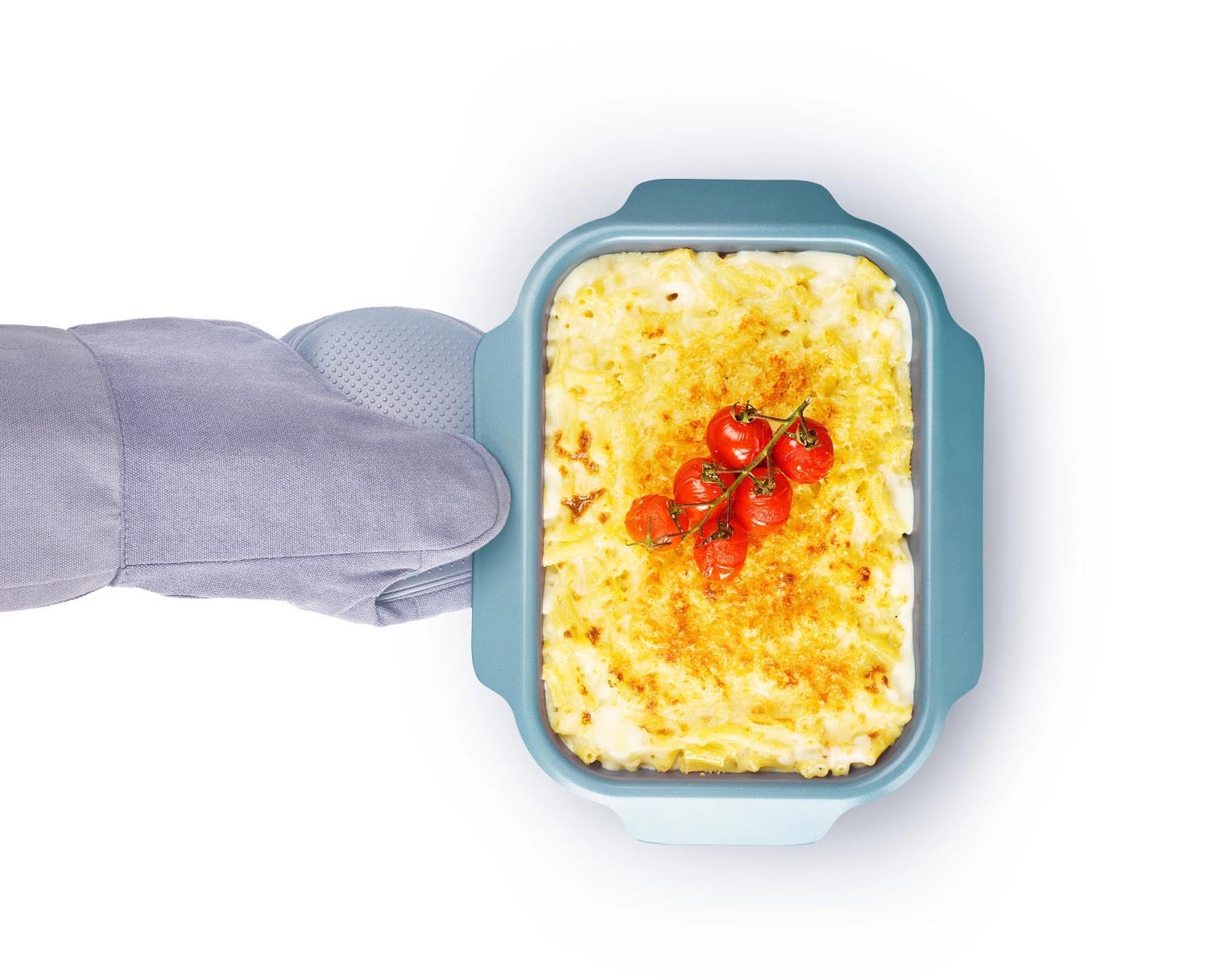 Kompakte Nest Backform 23x16.5cm, antihaftbeschichtet, ideal für kleine Backprojekte, von Joseph Joseph, langlebig und einfach zu reinigen.