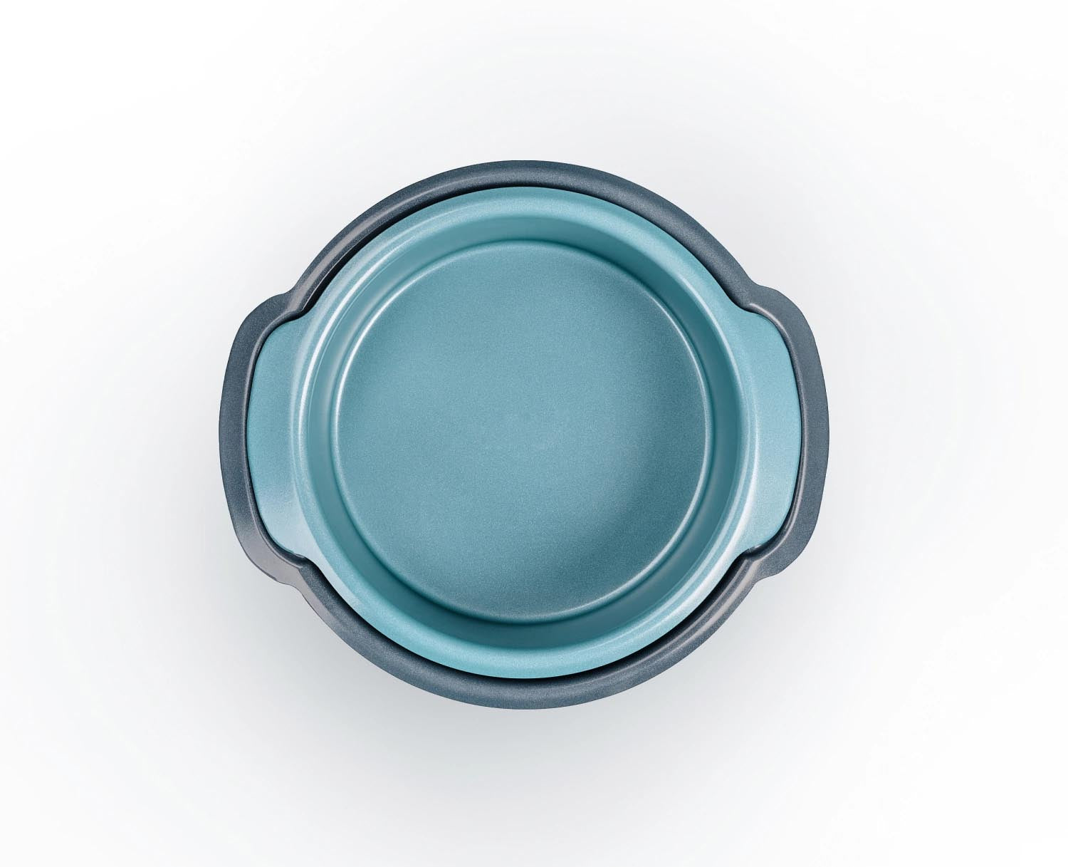 2er Set runde Backformen (20 cm & 23 cm) von Joseph Joseph, ideal für Kuchen, stapelbar, platzsparend und hochwertig verarbeitet.