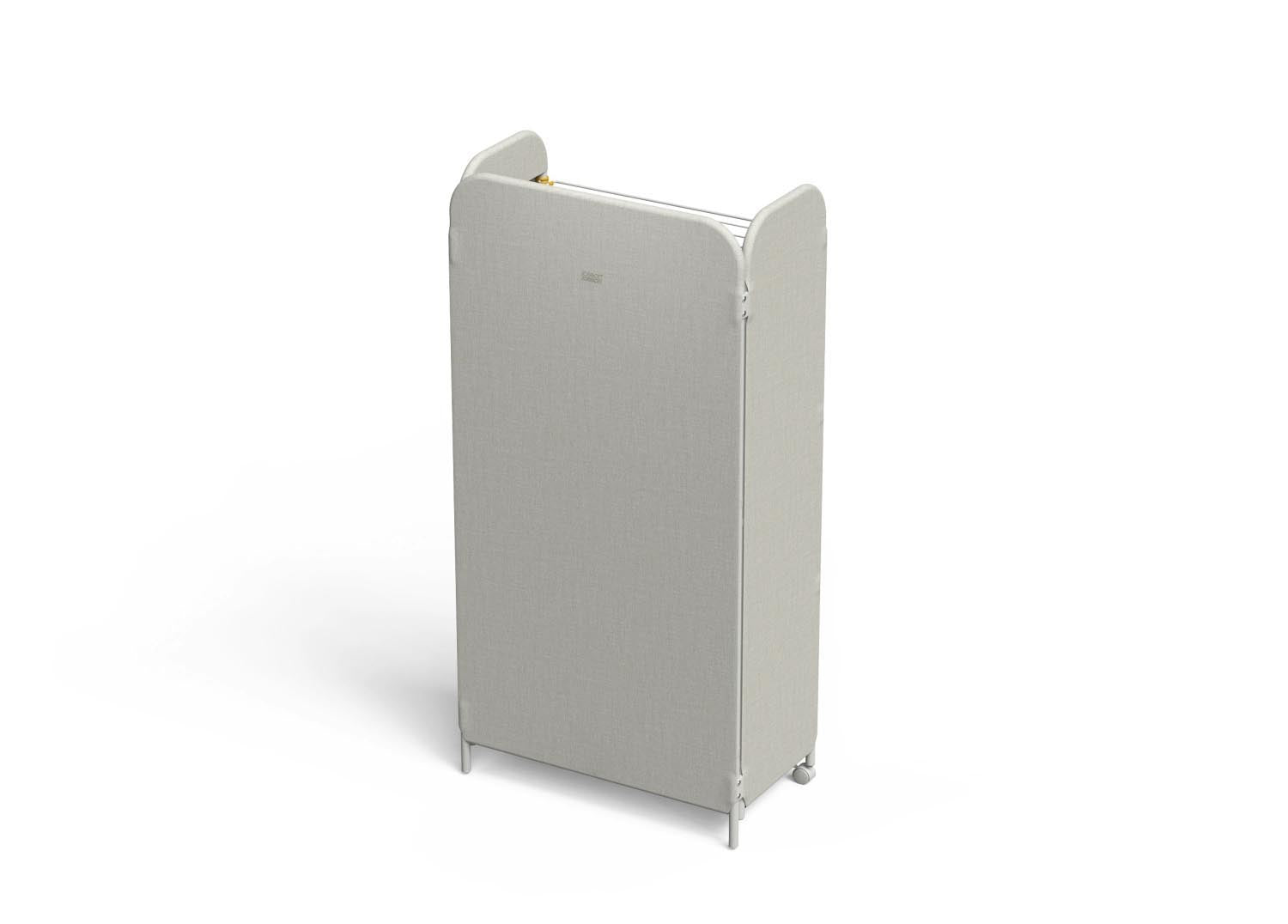 Der faltbare Eclipse Wäscheständer von Joseph Joseph, H150cm, B29cm, in ecru, bietet platzsparendes Trocknen.