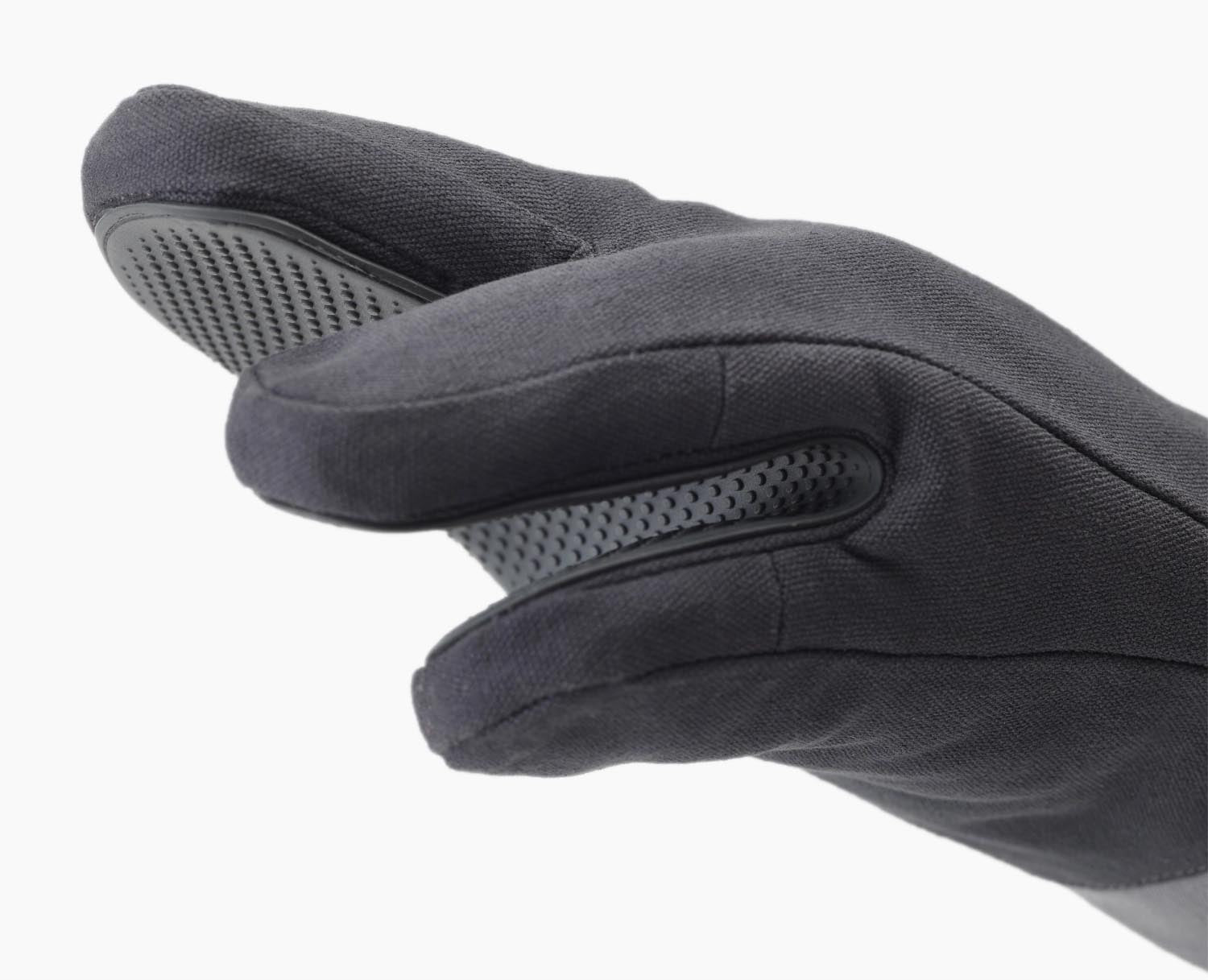 Stilvoller anthrazitfarbener Ofenhandschuh aus Baumwolle von Joseph Joseph, perfekt für sicheres und komfortables Kochen und Backen.