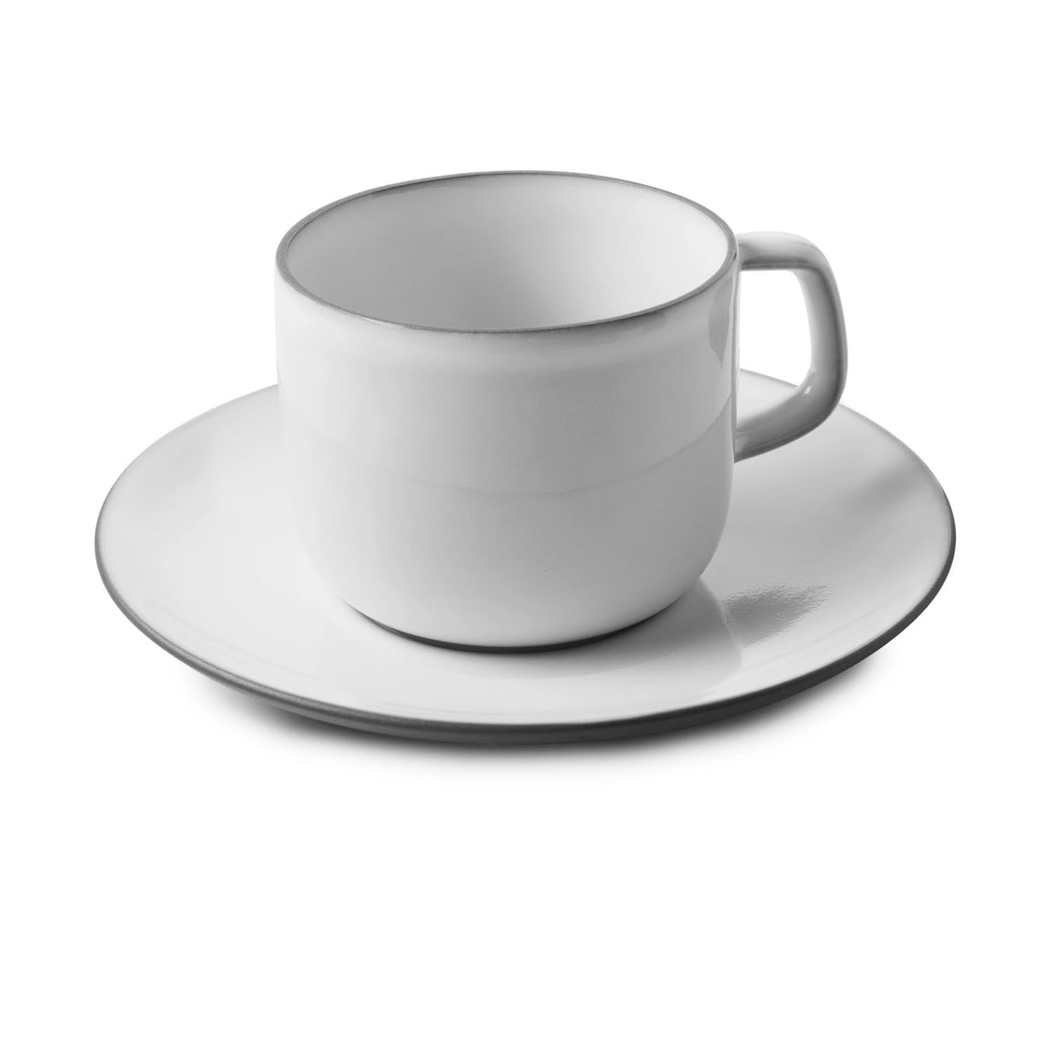Equinoxe Teetasse m. Untertasse D16cm H9cm 20cl weiss cumu. in Weiss präsentiert im Onlineshop von KAQTU Design AG. Espressotassen ist von Revol