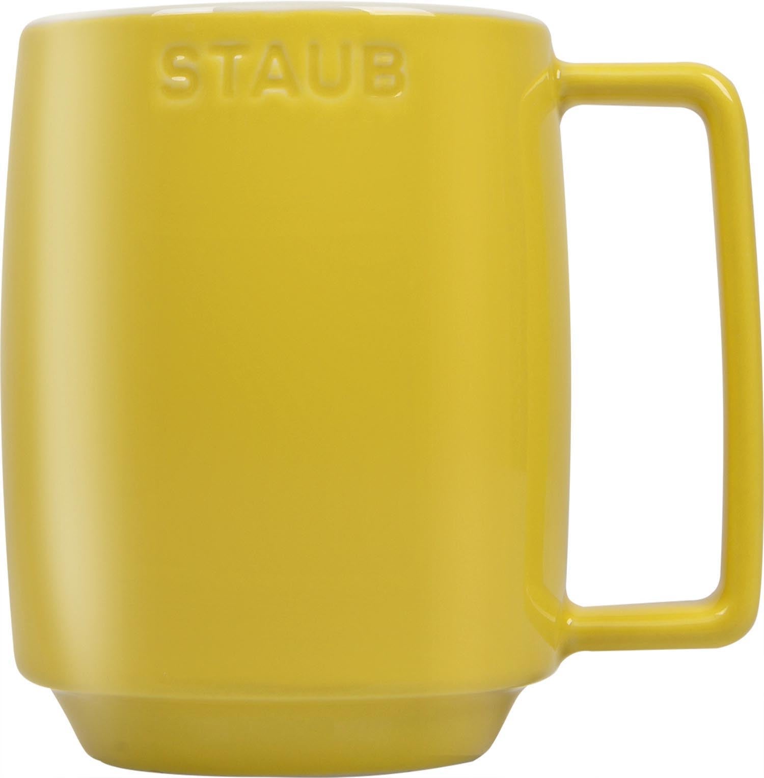 Tasse Citron L 475ml in Gelb präsentiert im Onlineshop von KAQTU Design AG. Espressotassen ist von Staub