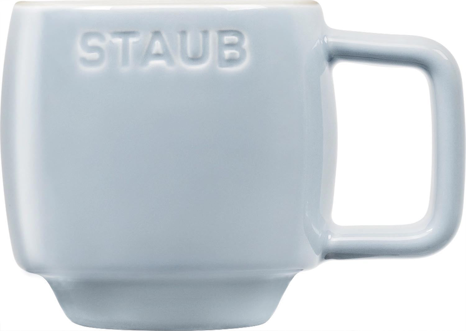 6-teiliges Tassenset von Staub, 100 ml, ideal für Espresso, stilvolles Design, hochwertige Verarbeitung, perfekt für Kaffeegenuss.