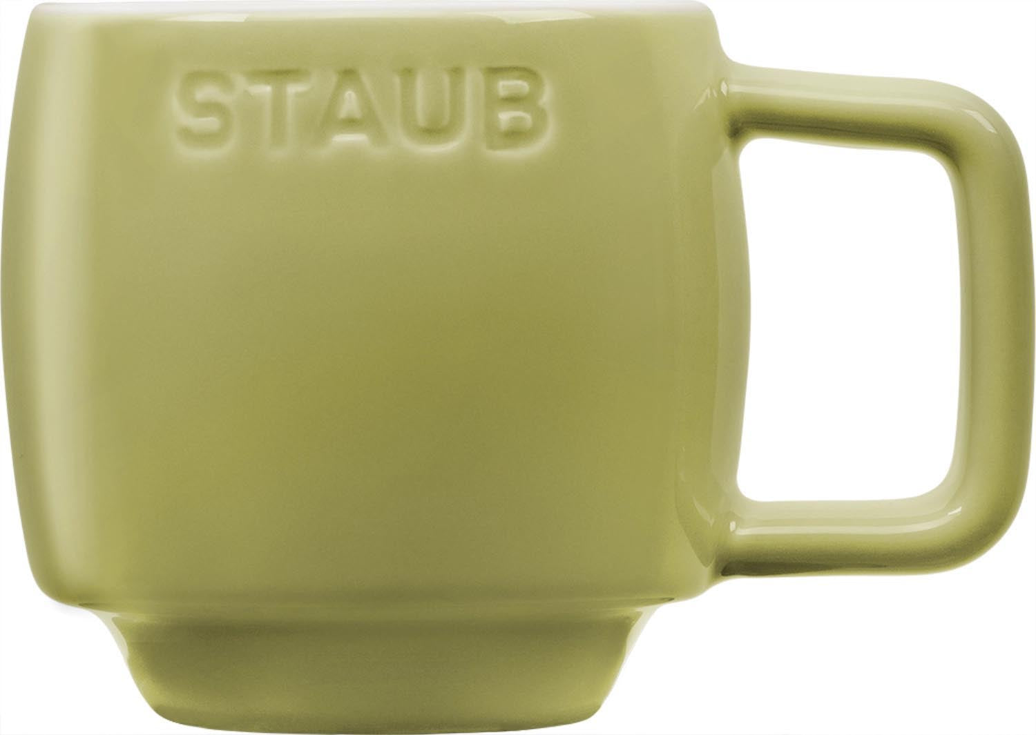 Elegantes 6-teiliges Tassenset von Staub, 100 ml, ideal für Espresso, hochwertige Keramik, stilvoll und perfekt für Kaffeeliebhaber.