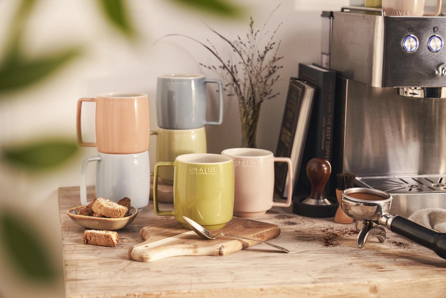 6-teiliges Tassenset von Staub, 350ml, stilvoll und langlebig, ideal für Kaffee, Tee und mehr, perfekt für den Alltag.