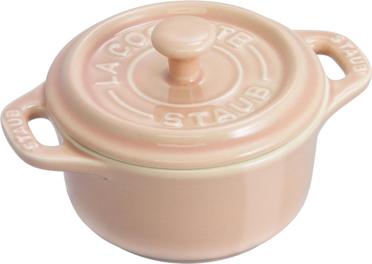 6-teiliges Mini-Cocotte-Set von Staub, perfekt für individuelles Servieren und Kochen kleiner Portionen mit Stil.