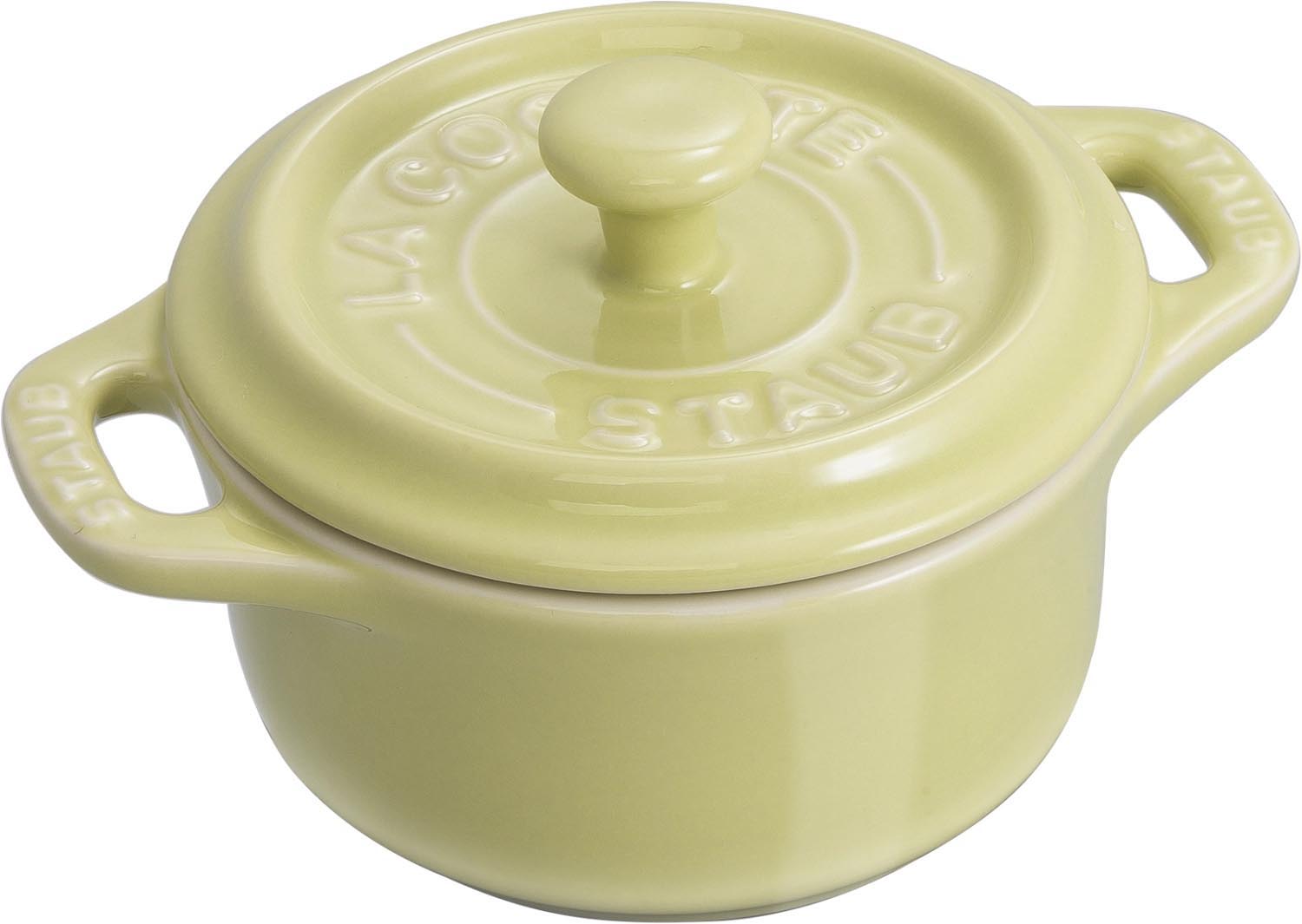 6-teiliges Mini-Cocotte-Set von Staub, perfekt für individuelles Servieren und Kochen kleiner Portionen mit Stil.