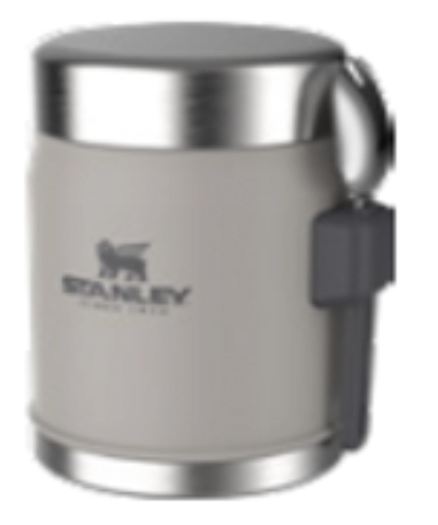 Legendary Food Jar + Spork 0.4l ash 2.0 in Grau präsentiert im Onlineshop von KAQTU Design AG. Trinkflasche ist von Stanley