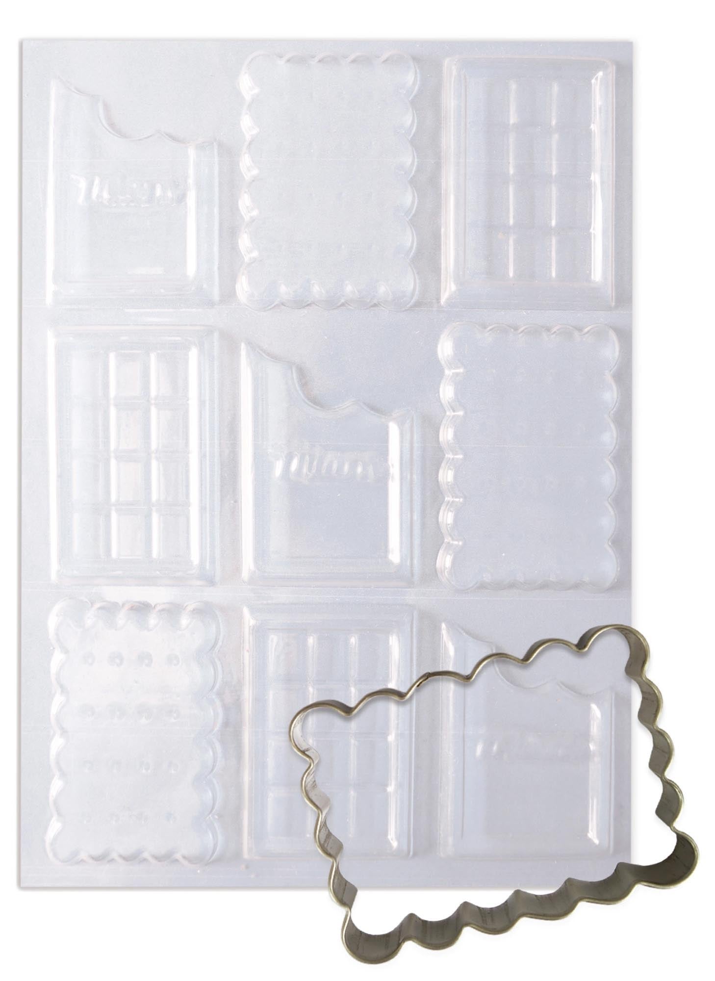 Ausstecher für Schokoladen Biskuits in Grau präsentiert im Onlineshop von KAQTU Design AG. Ausstecher ist von Scrap Cooking