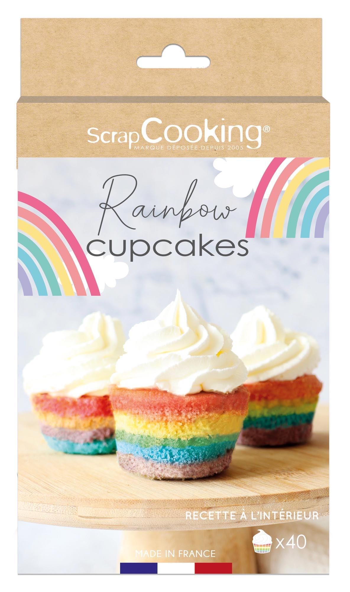 4er Set Backpulver Regenbogenfarben in Mehrfarbig präsentiert im Onlineshop von KAQTU Design AG. Lebensmittel ist von Scrap Cooking