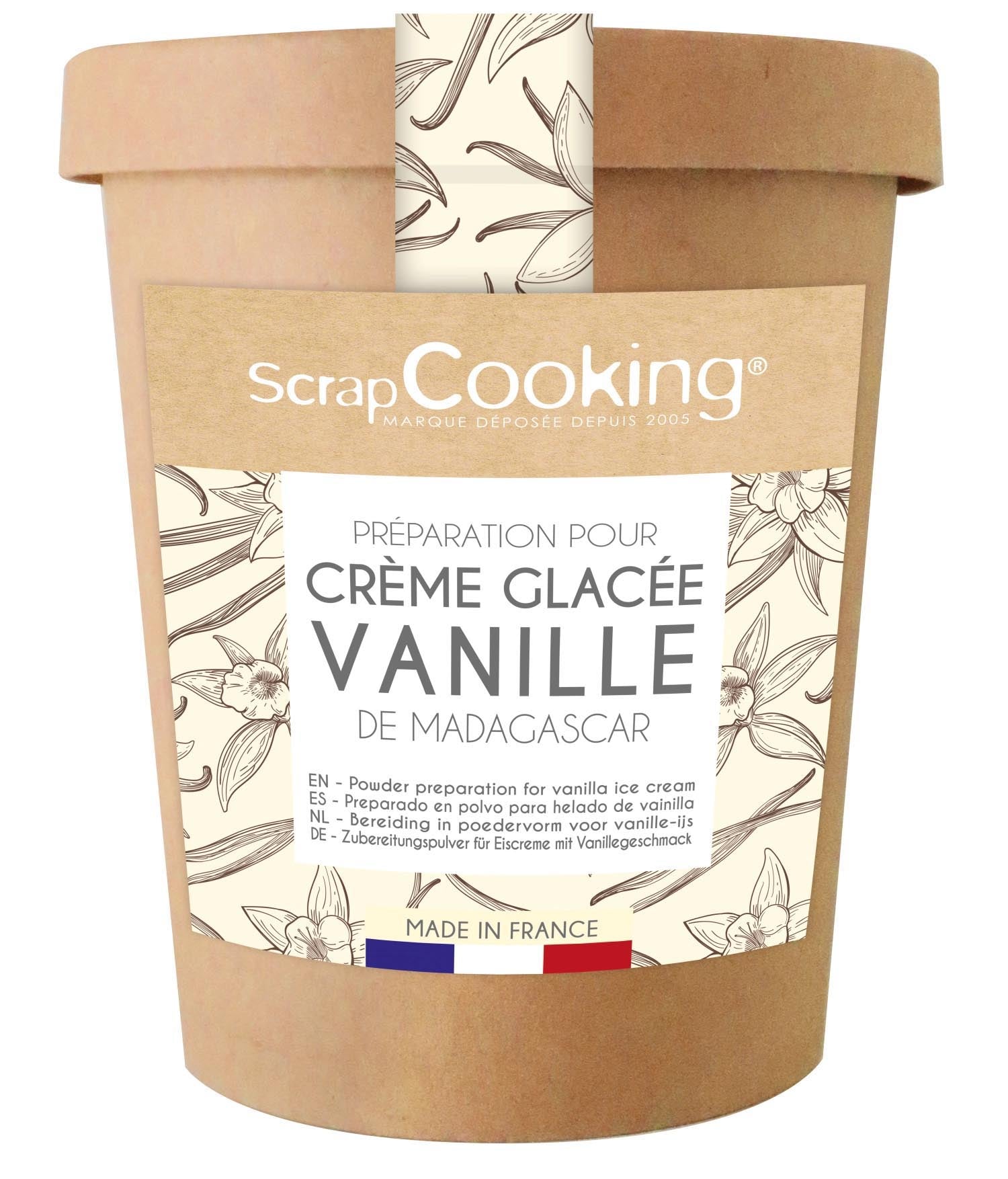 Fertigmischung für Vanille Eiscreme 145g in Mehrfarbig präsentiert im Onlineshop von KAQTU Design AG. Lebensmittel ist von Scrap Cooking