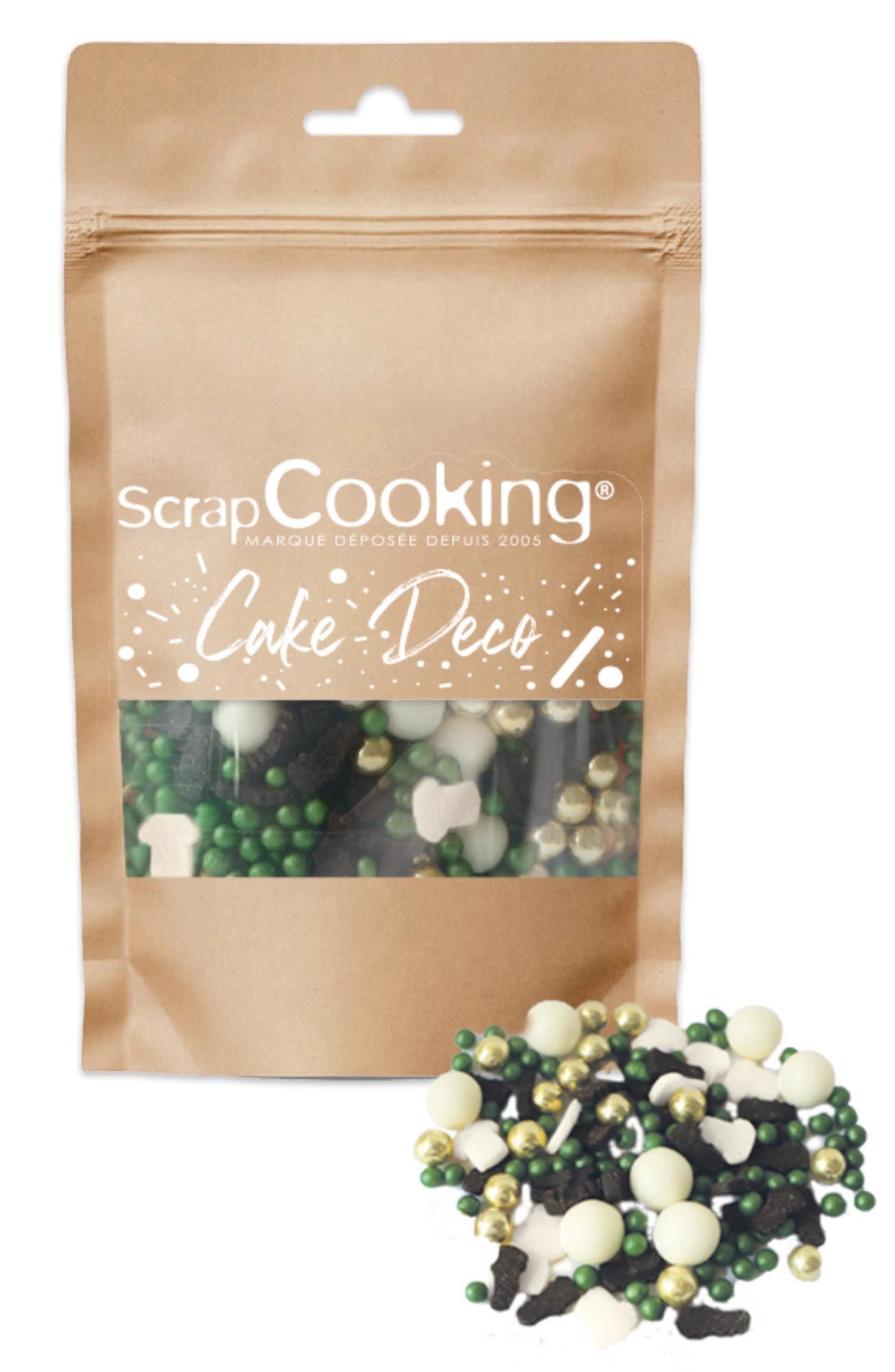 Zuckerstreussel Fussball 50g in Mehrfarbig präsentiert im Onlineshop von KAQTU Design AG. Lebensmittel ist von Scrap Cooking