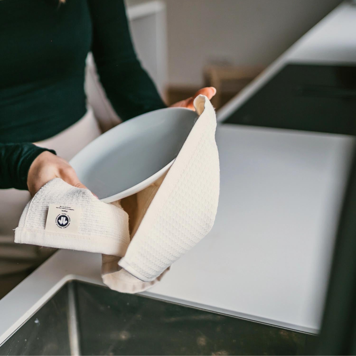 Beiges Küchentuch 40x60cm von Nordesign, ideal für stilvolle Küchen. Hochwertige Qualität und praktisches Design.